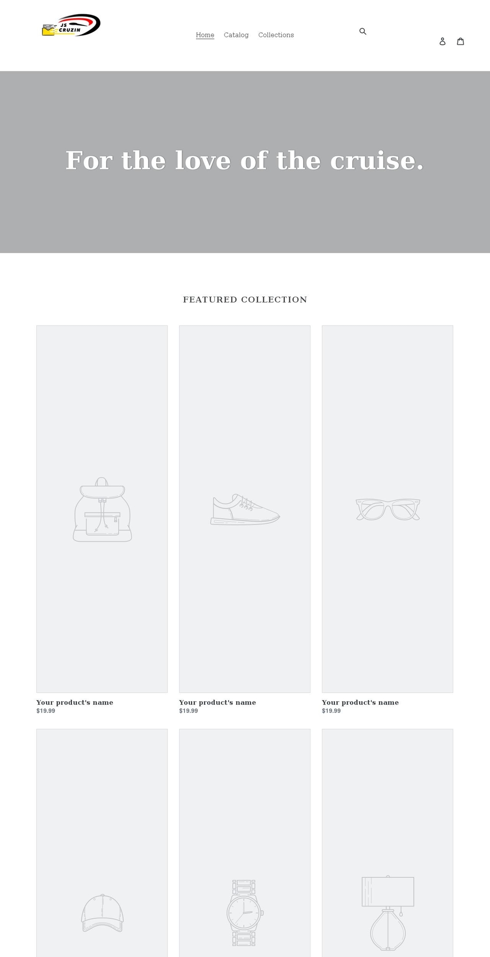 jscruzin.com shopify website screenshot
