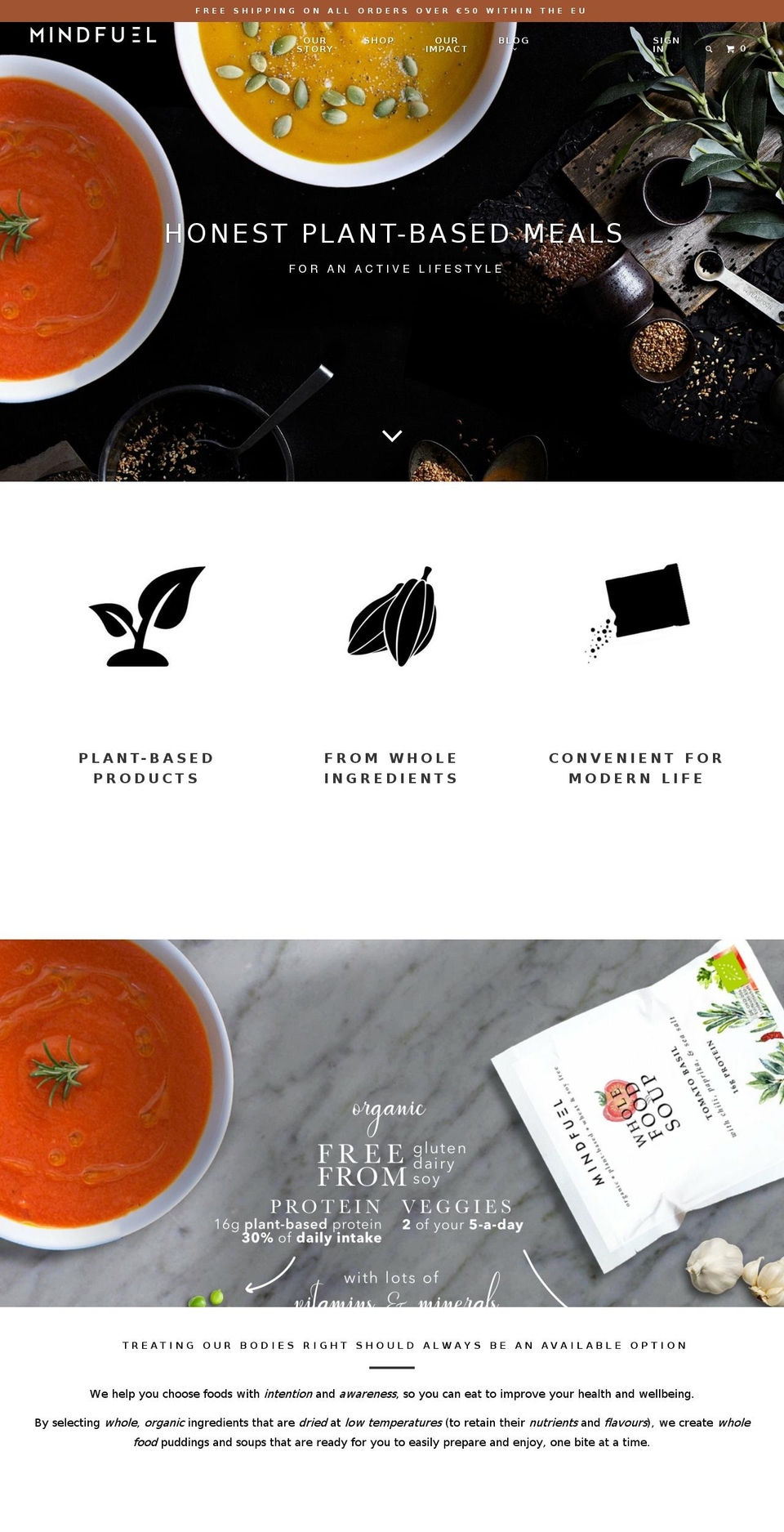 jsgfoods.com — Shopify storefront screenshot