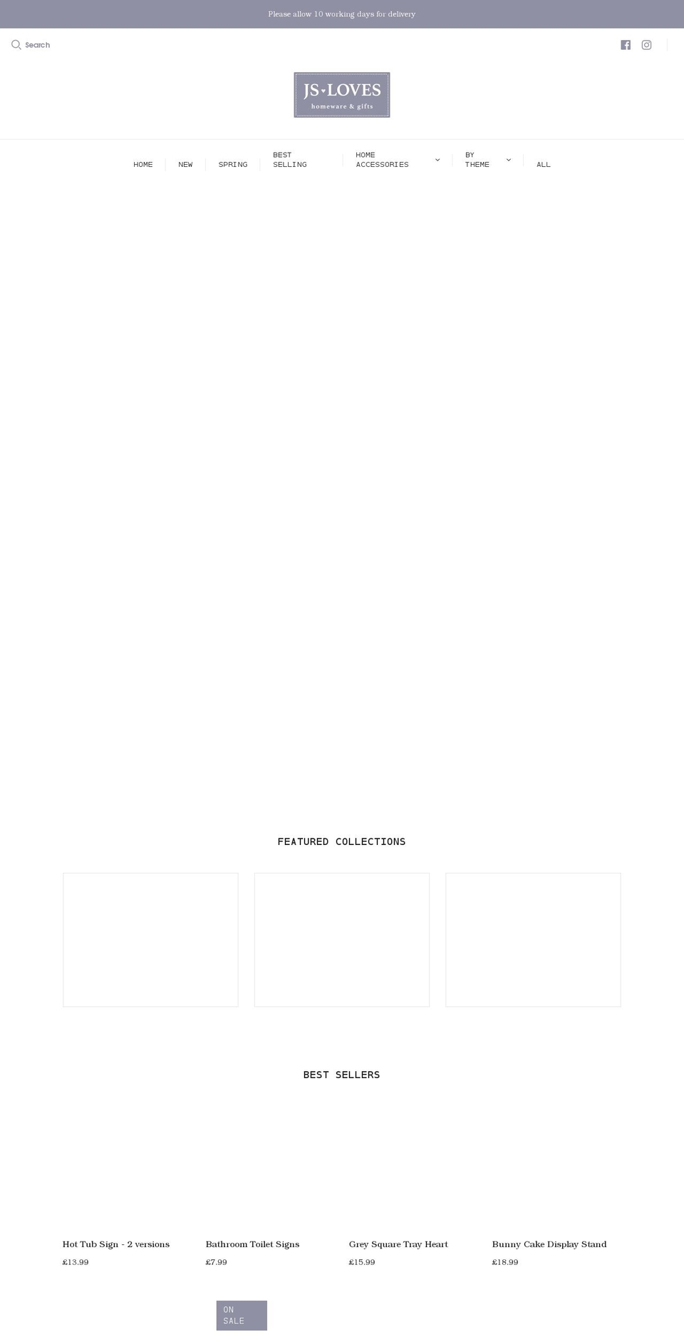 jsloves.com shopify website screenshot