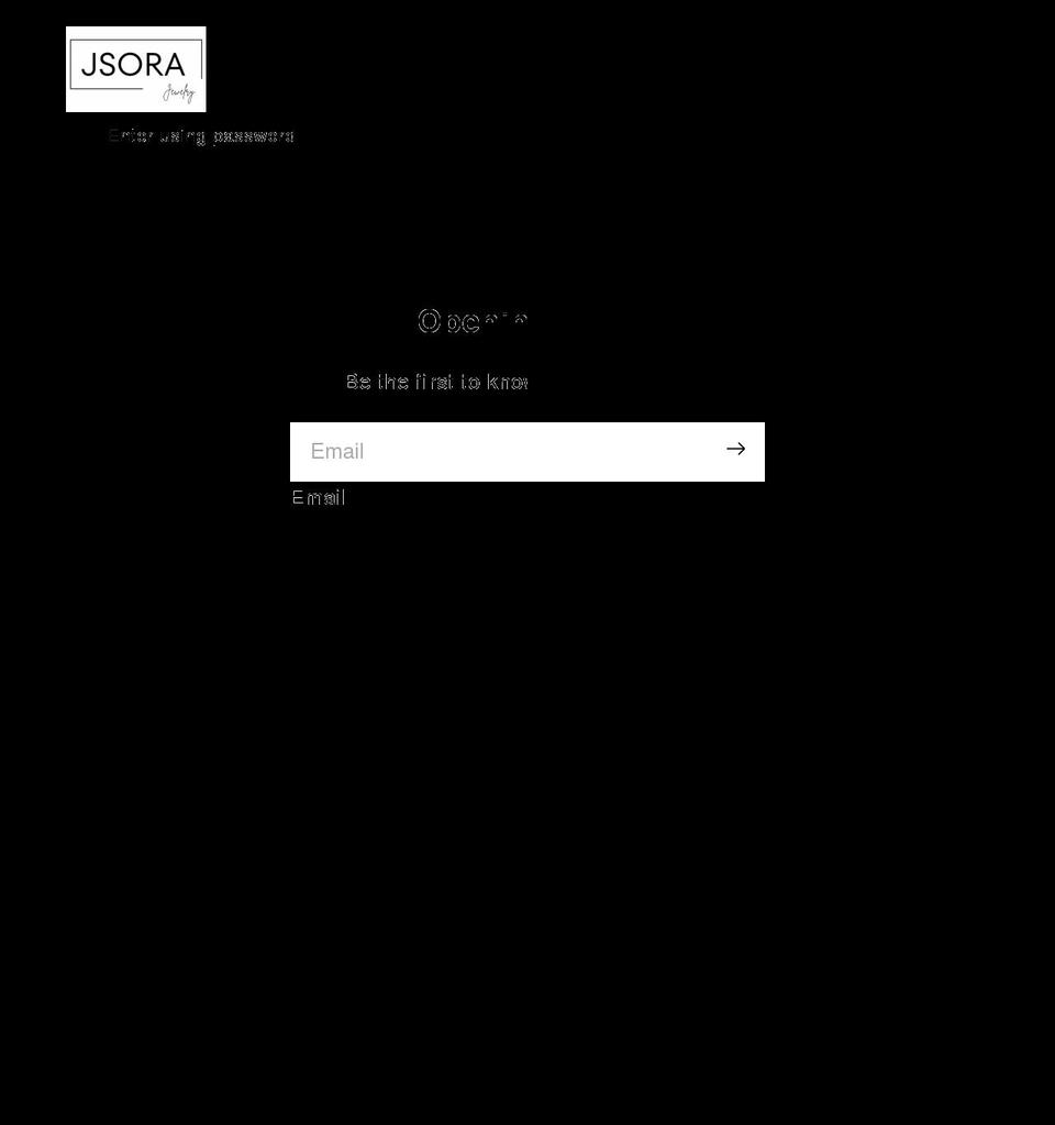 jsora.com shopify website screenshot