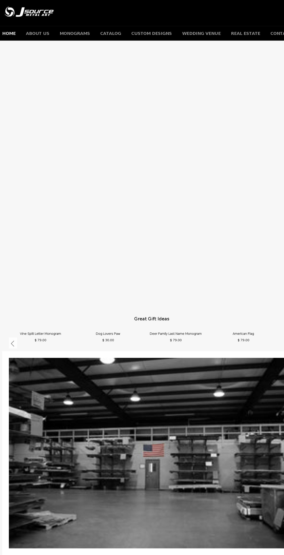 jsourcemetalart.com shopify website screenshot