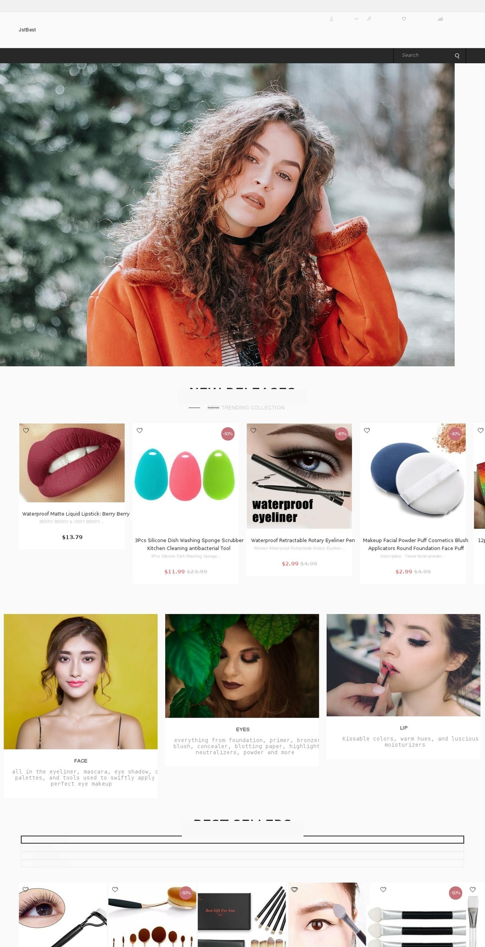 fastest-fashion-ellyana-v1-2-2 Shopify theme site example jstbest.com