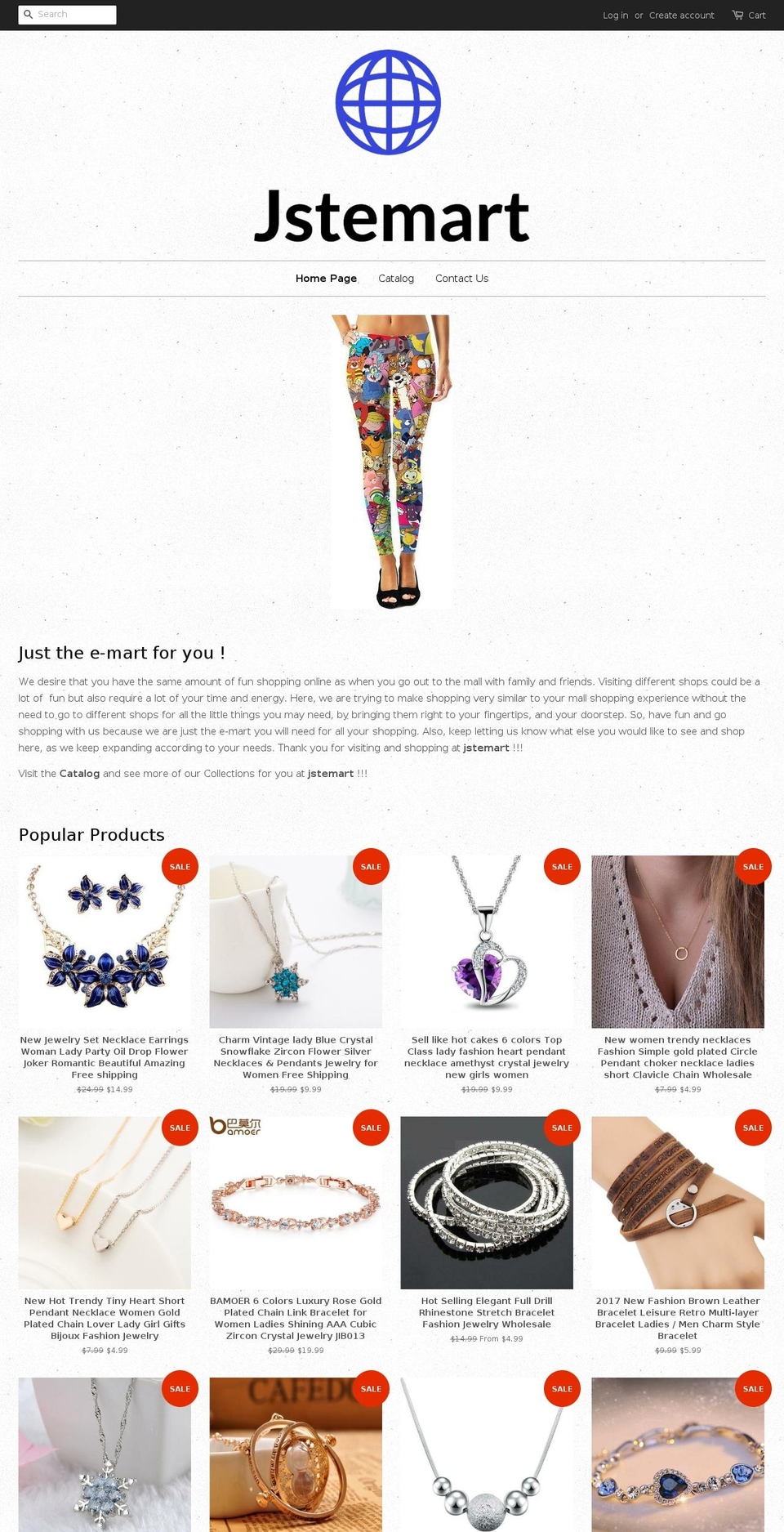 jstemart.com — Shopify storefront screenshot