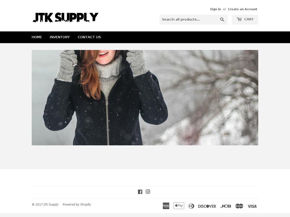 Origin Shopify theme site example jtksupply.com