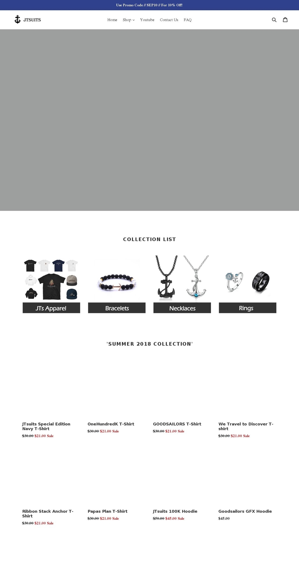 jtsuits.com — Shopify storefront screenshot