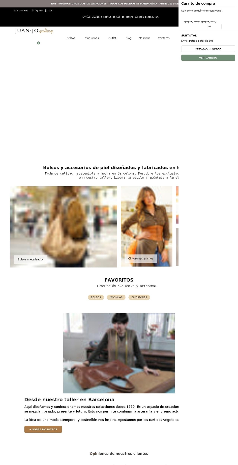 juan-jo.com shopify website screenshot