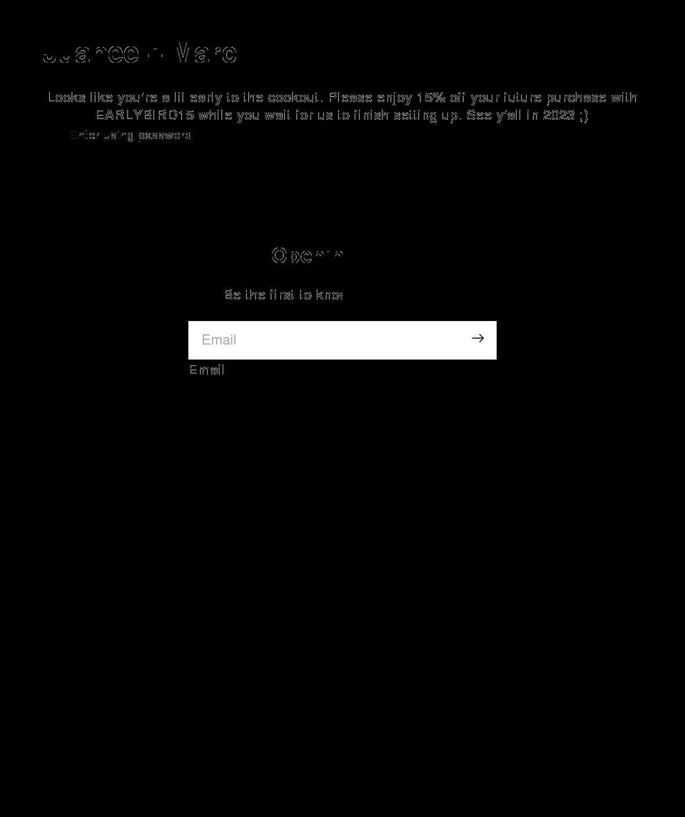 juaneeandmarc.com shopify website screenshot