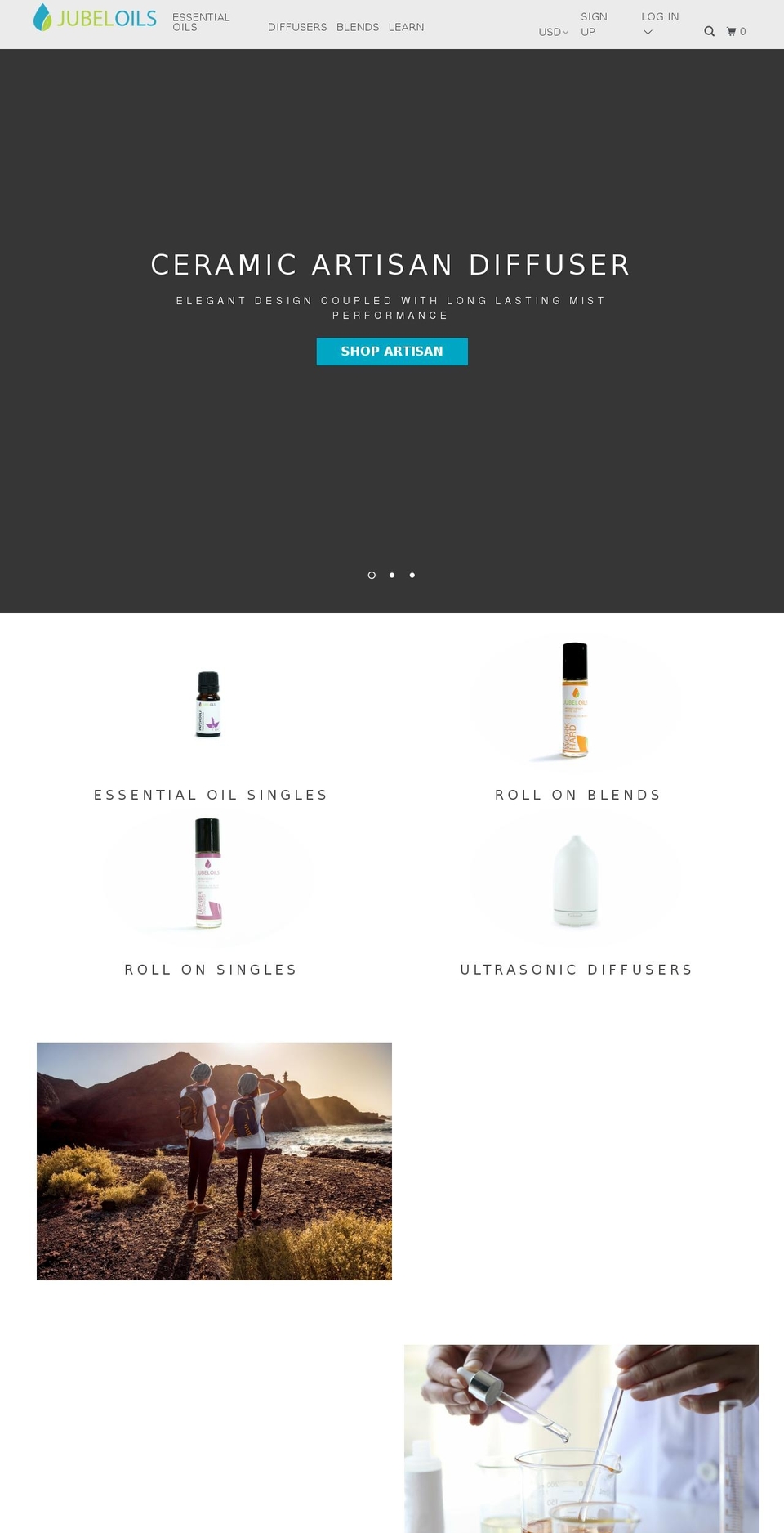 jubeloils.com shopify website screenshot