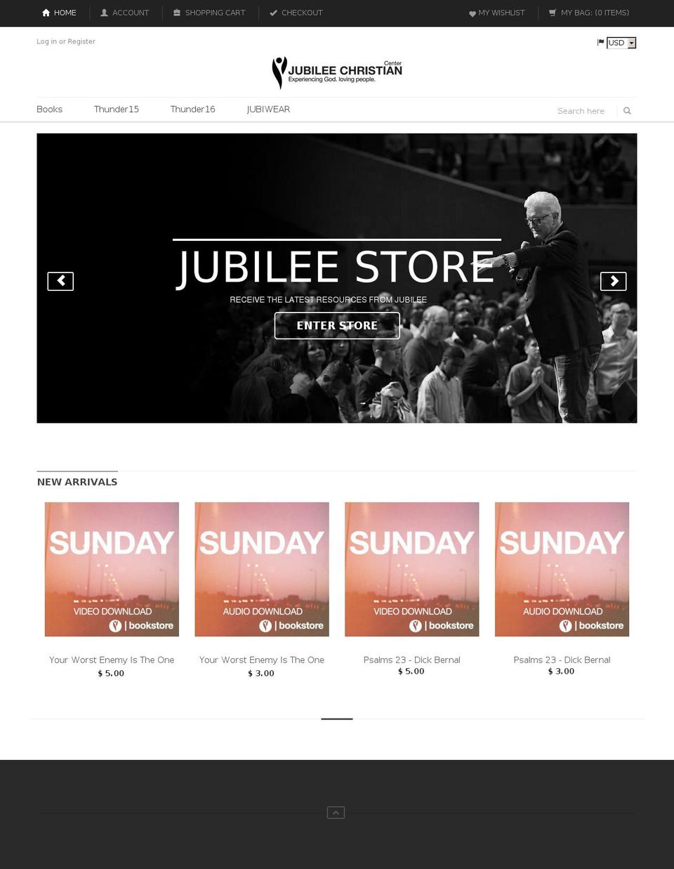 jubileestore.org shopify website screenshot