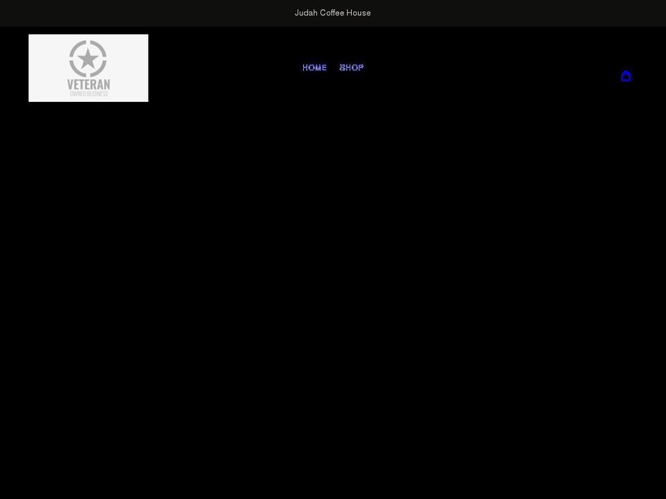 judahcoffee.com shopify website screenshot