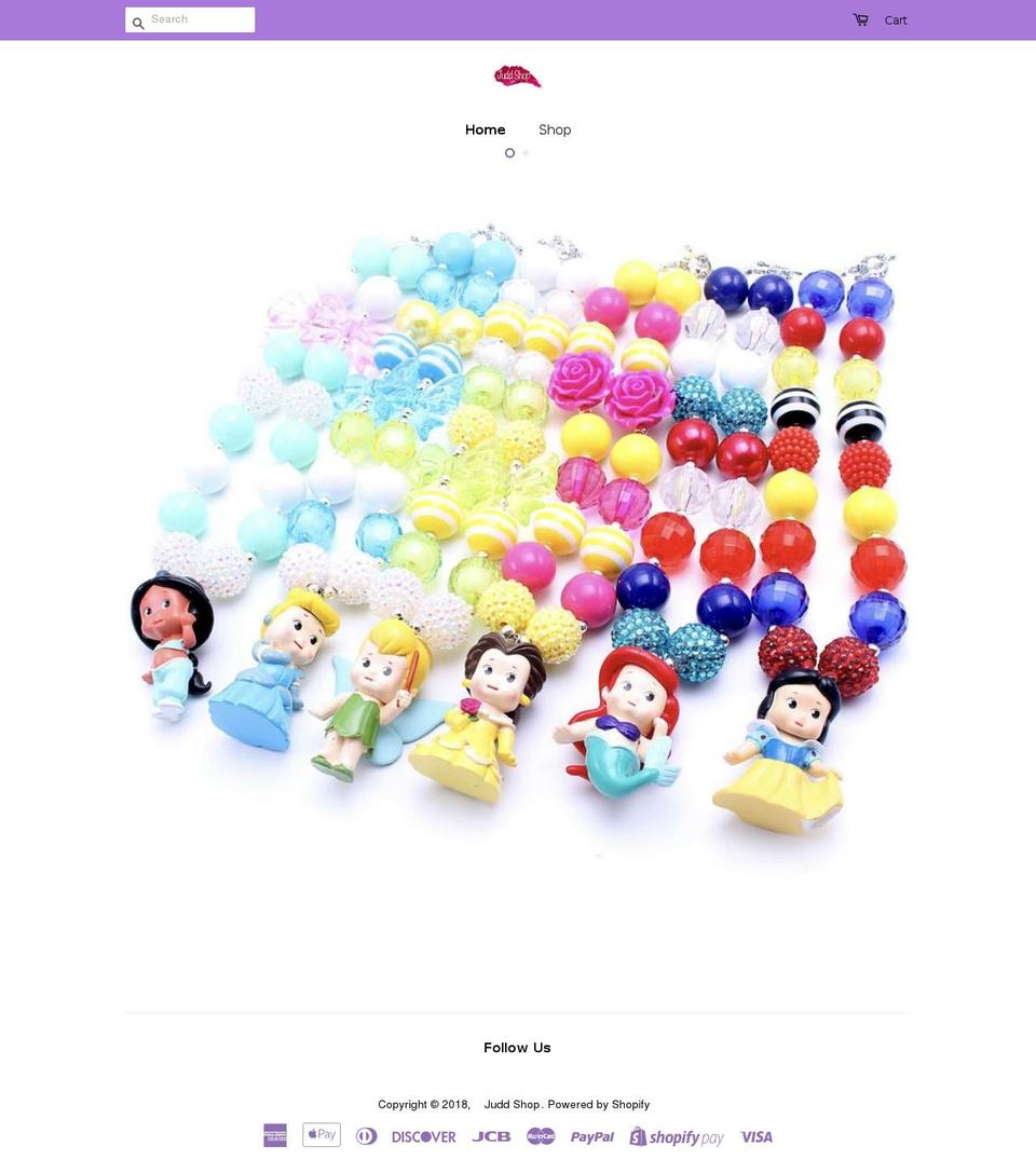 juddshop.com — Shopify storefront screenshot