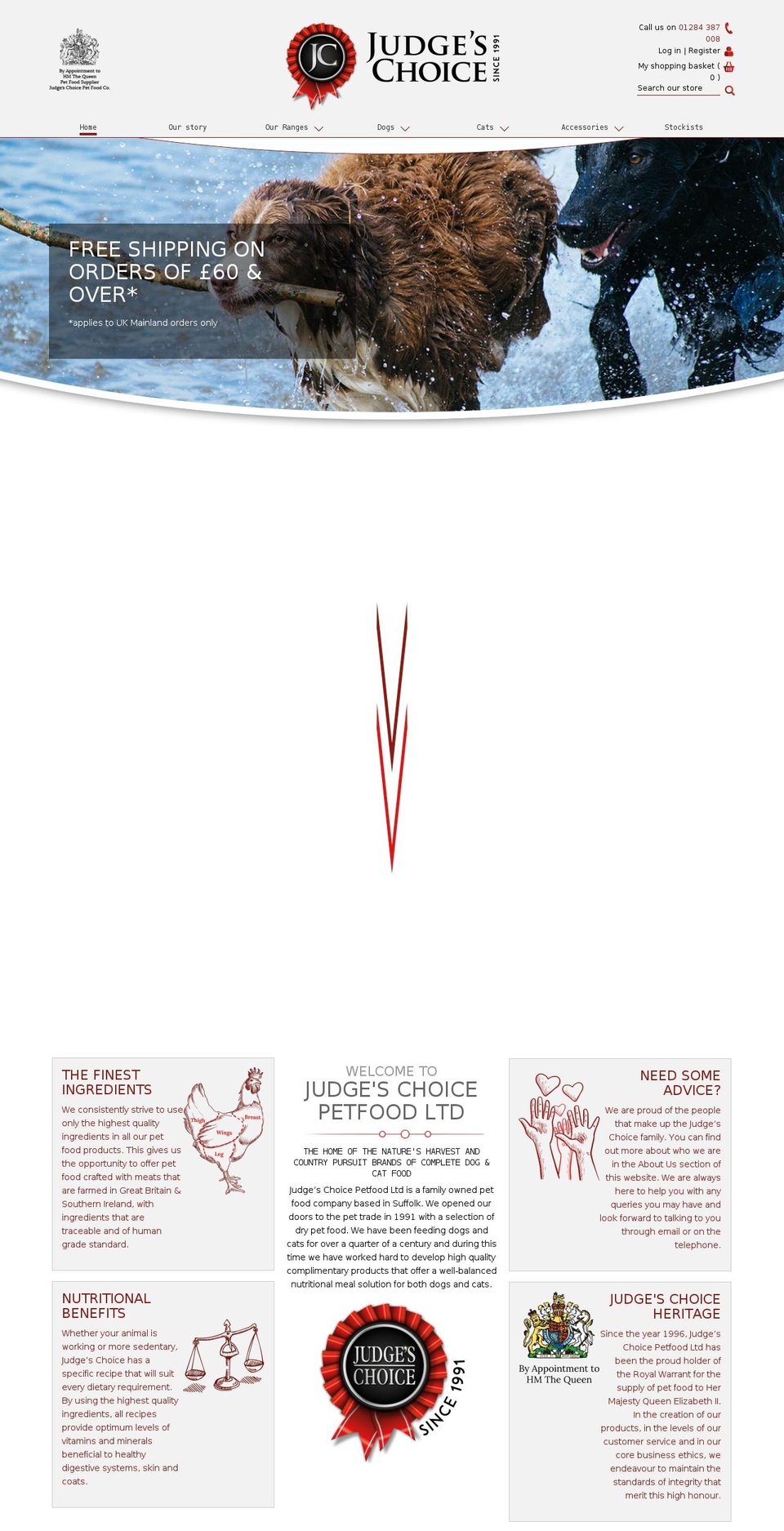 judgeschoice.com shopify website screenshot