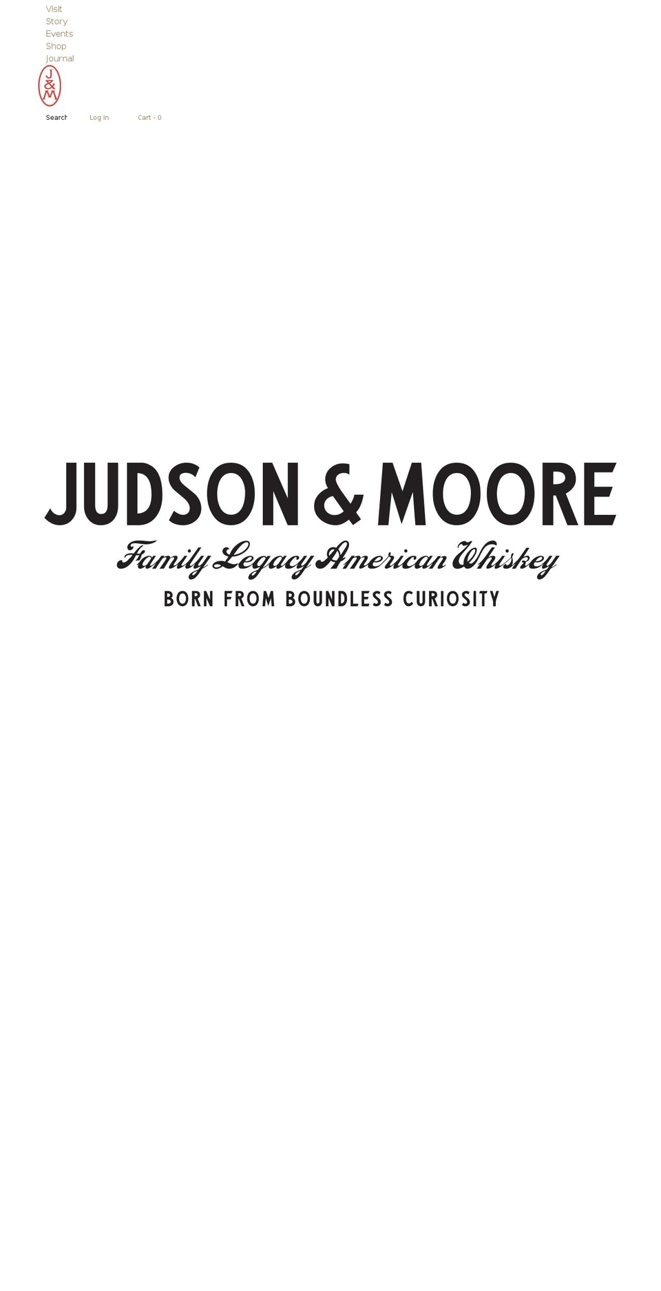 judsonandmoore.com shopify website screenshot