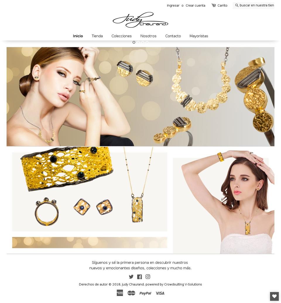 judychaurand.com — Shopify storefront screenshot