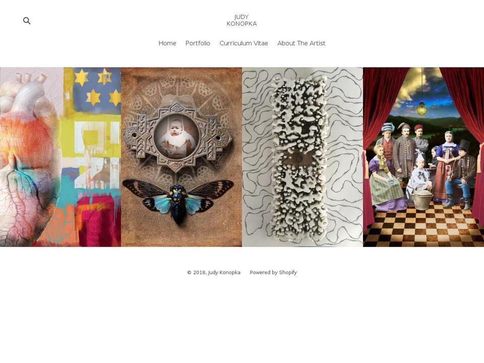 judykonopka.com shopify website screenshot