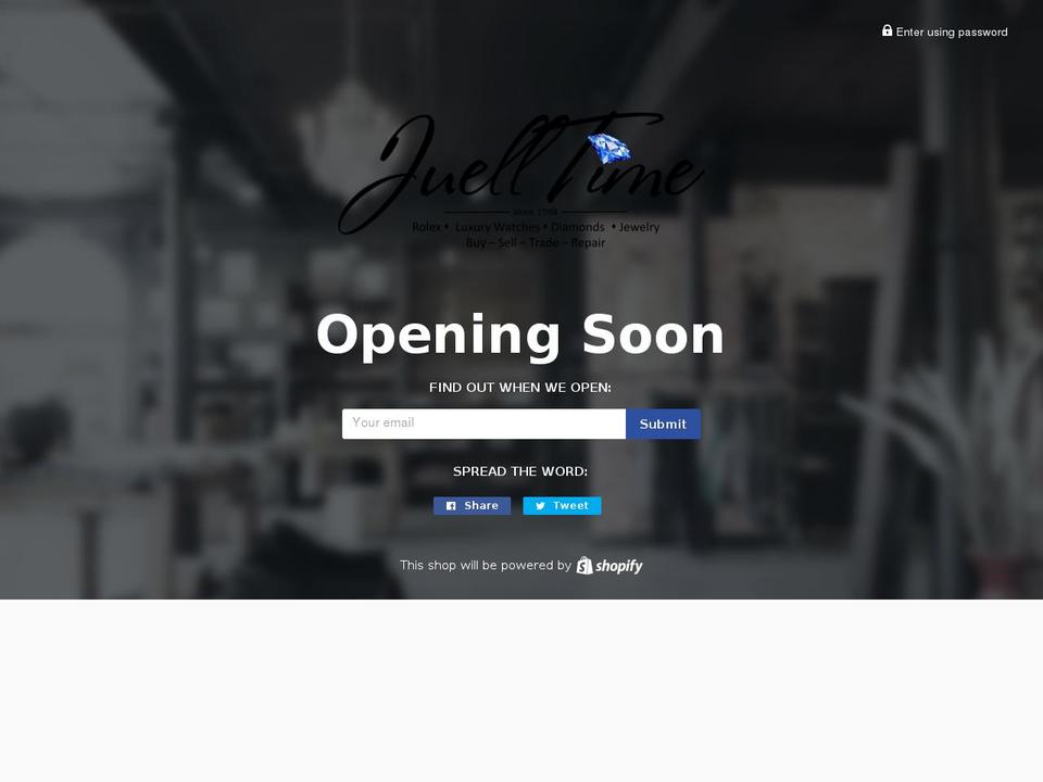 juelltime.com shopify website screenshot
