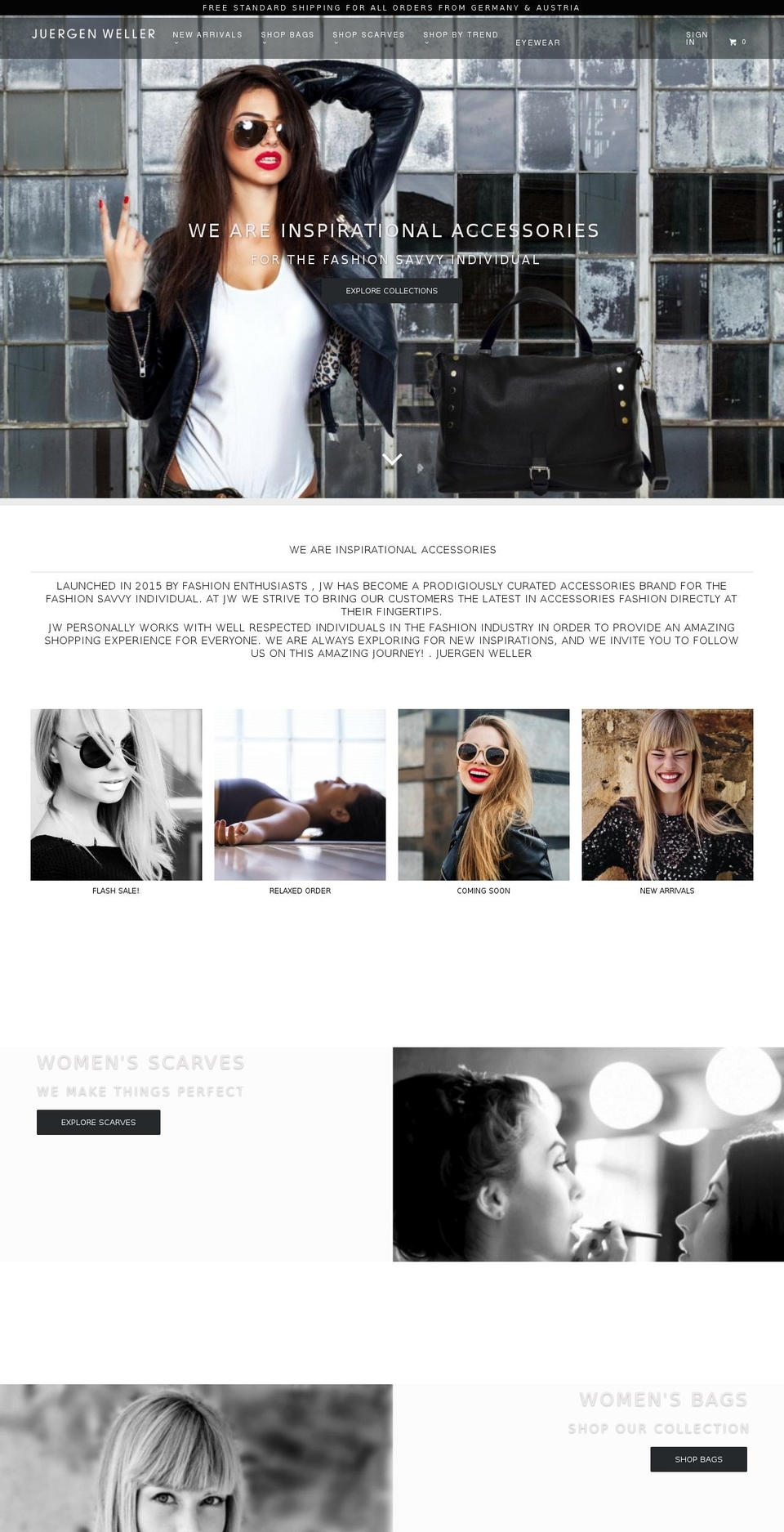 juergenweller.com shopify website screenshot