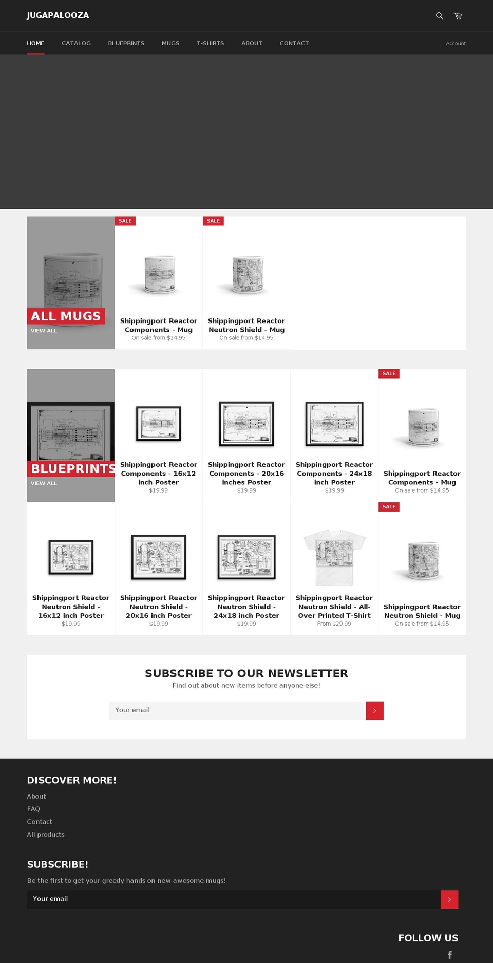 jugapalooza.net shopify website screenshot
