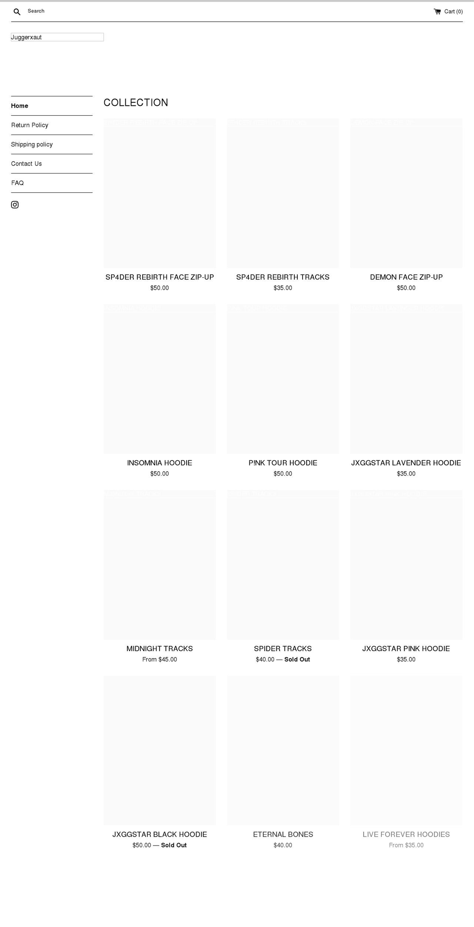 juggerxaut.com shopify website screenshot