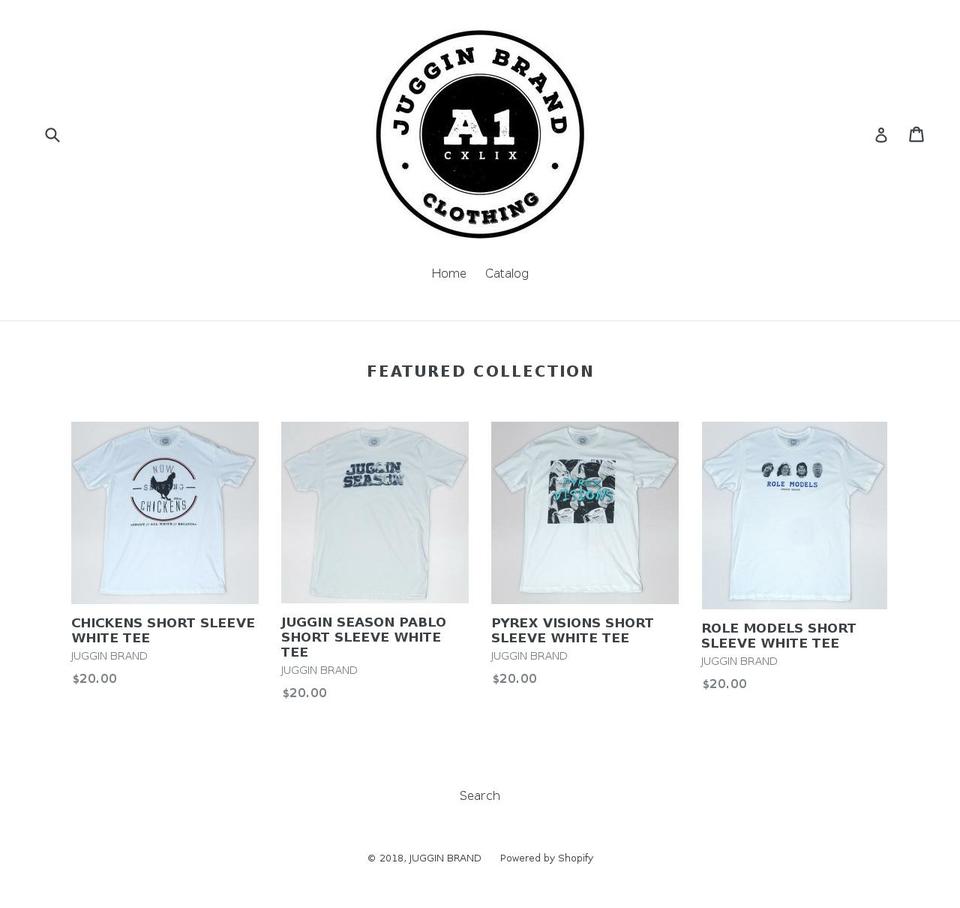 jugginbrand.com — Shopify storefront screenshot