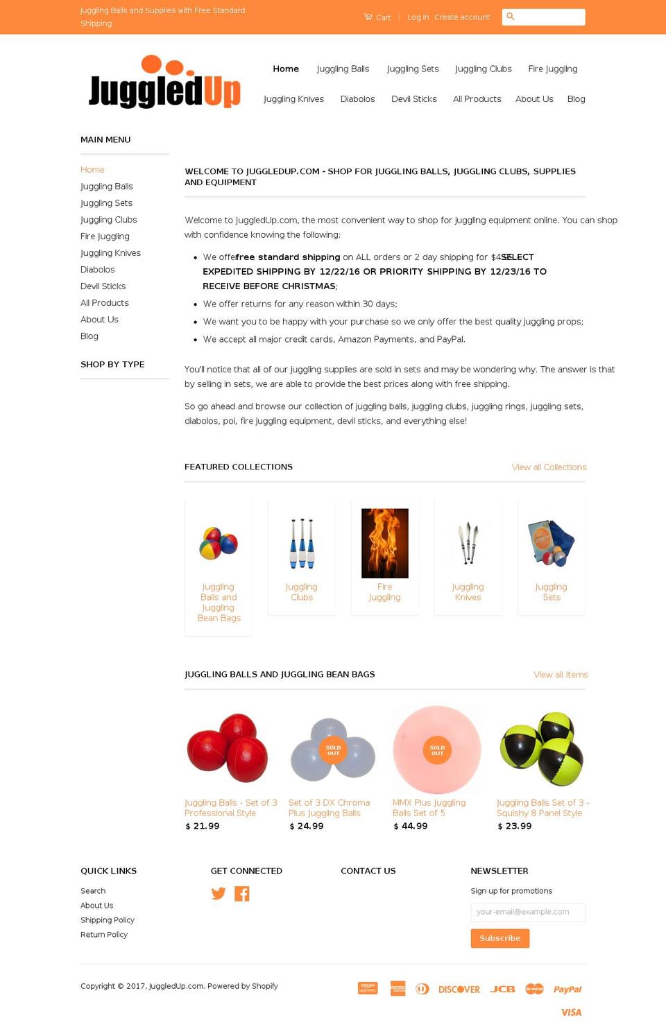 juggledup.com shopify website screenshot