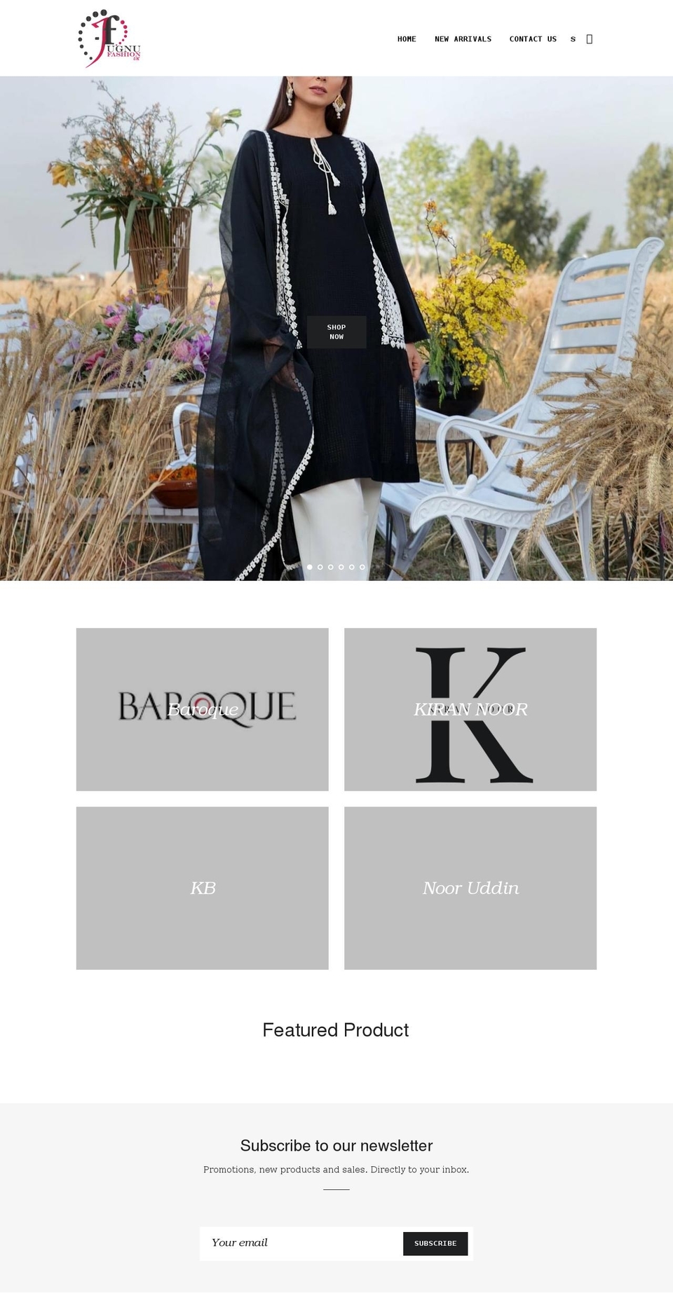 jugnufashion.com shopify website screenshot