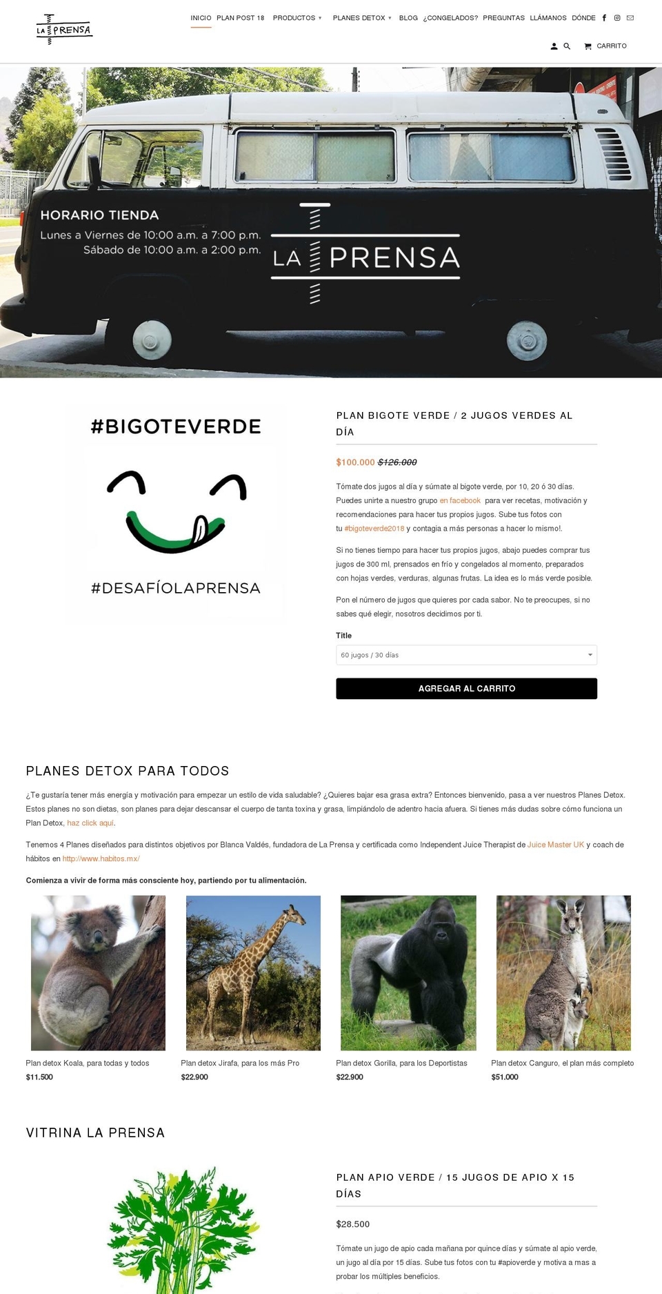 jugoslaprensa.com — Shopify storefront screenshot