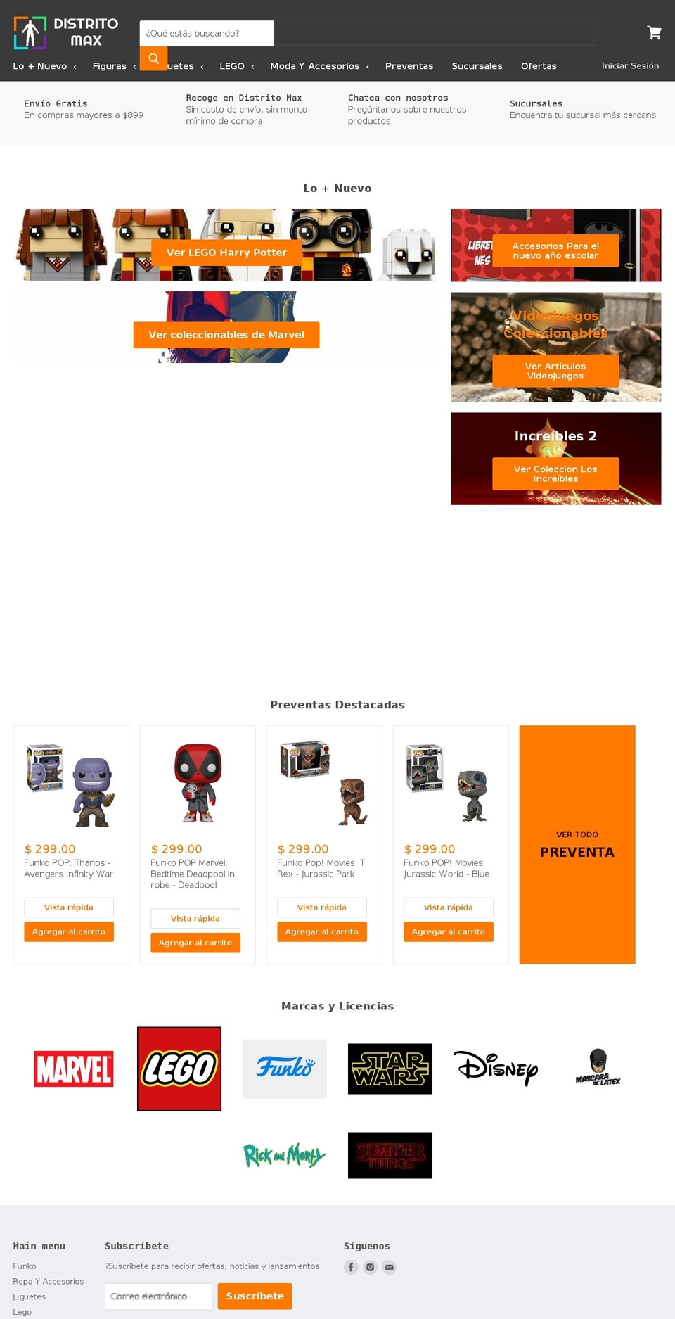 Distritomax V2 Shopify theme site example juguetimax.com