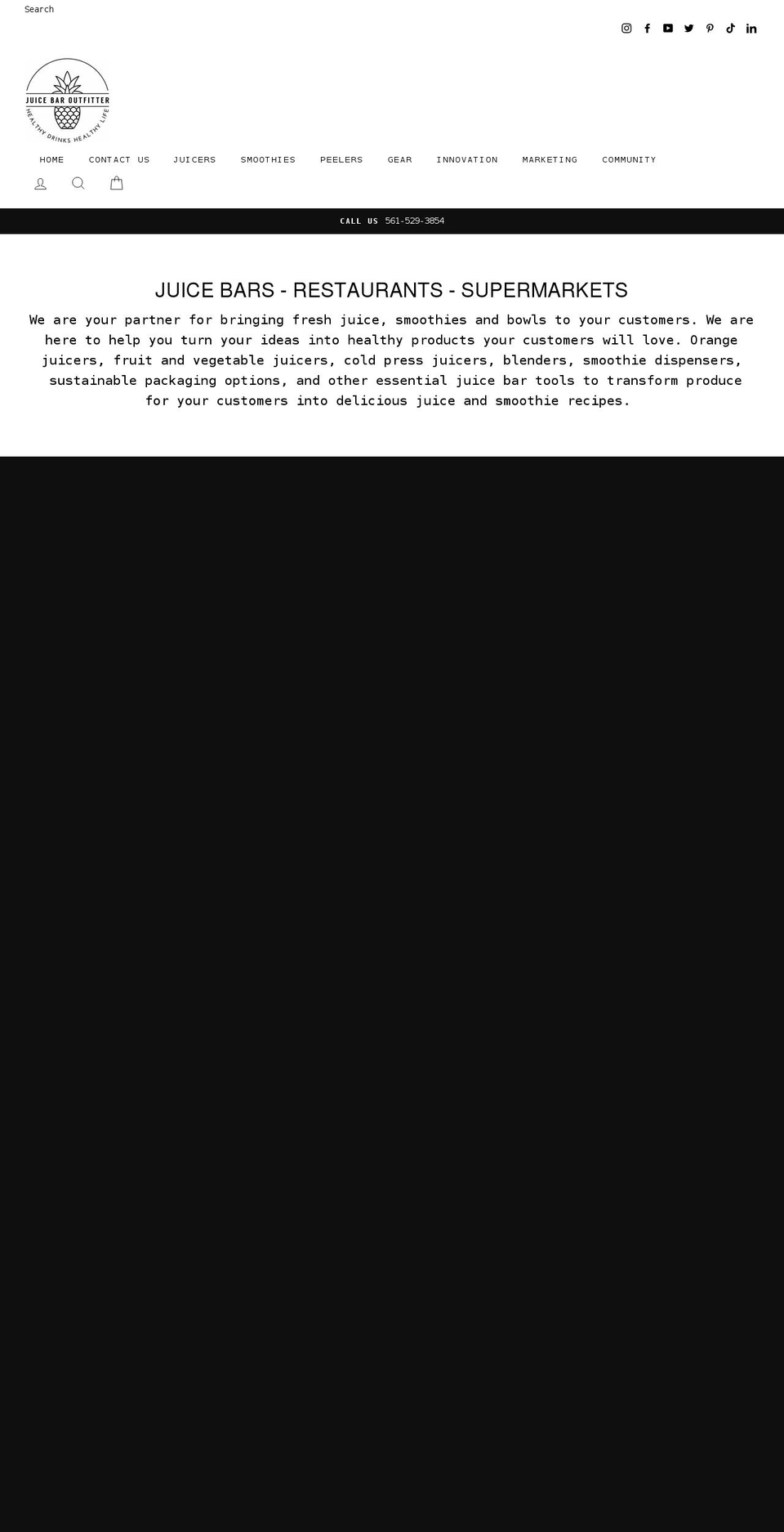 juicebaroutfitter.com shopify website screenshot
