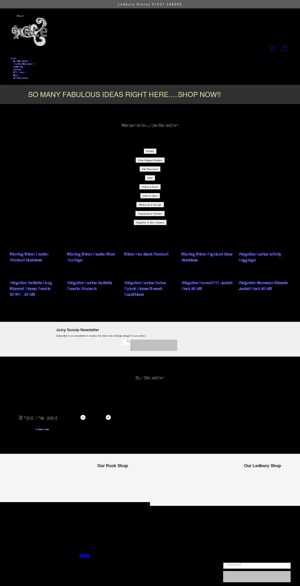 juicecollection.co.uk shopify website screenshot