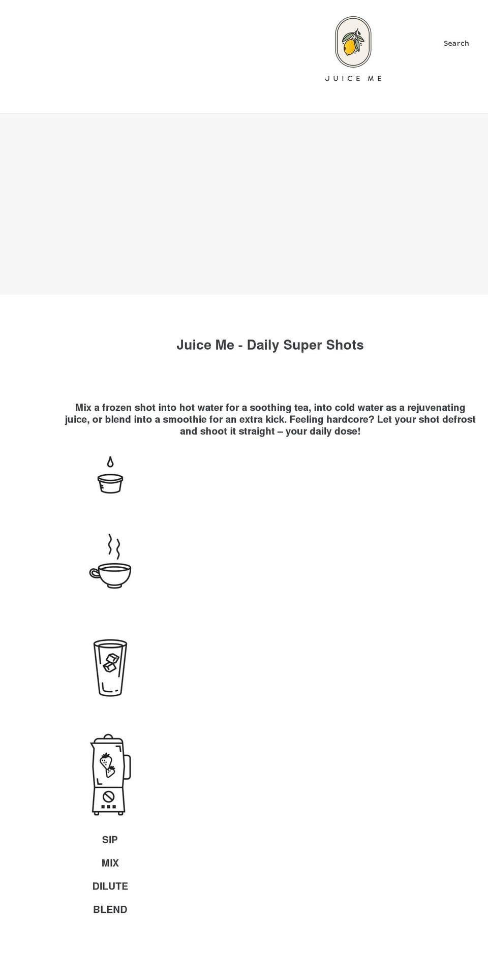 juiceme.ca shopify website screenshot