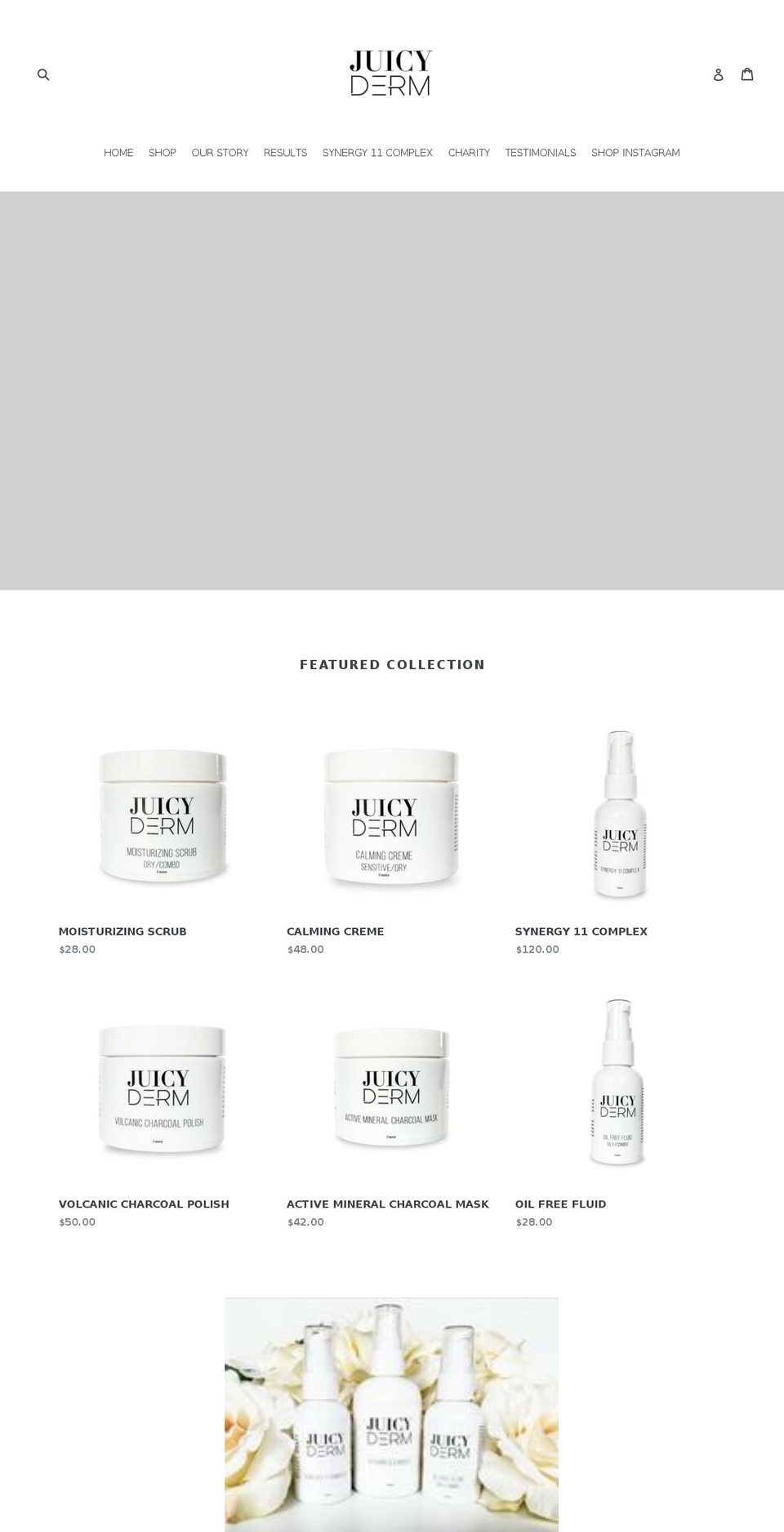 juicyderm.com shopify website screenshot