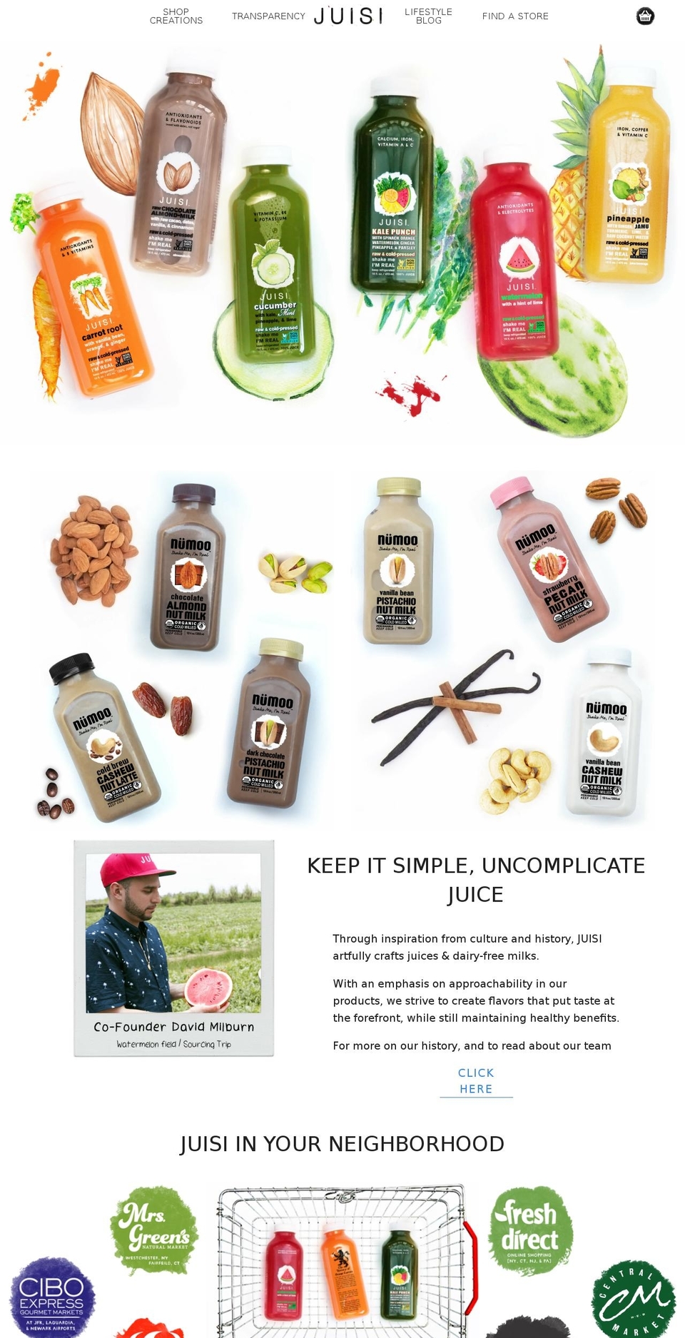 juisi.com shopify website screenshot