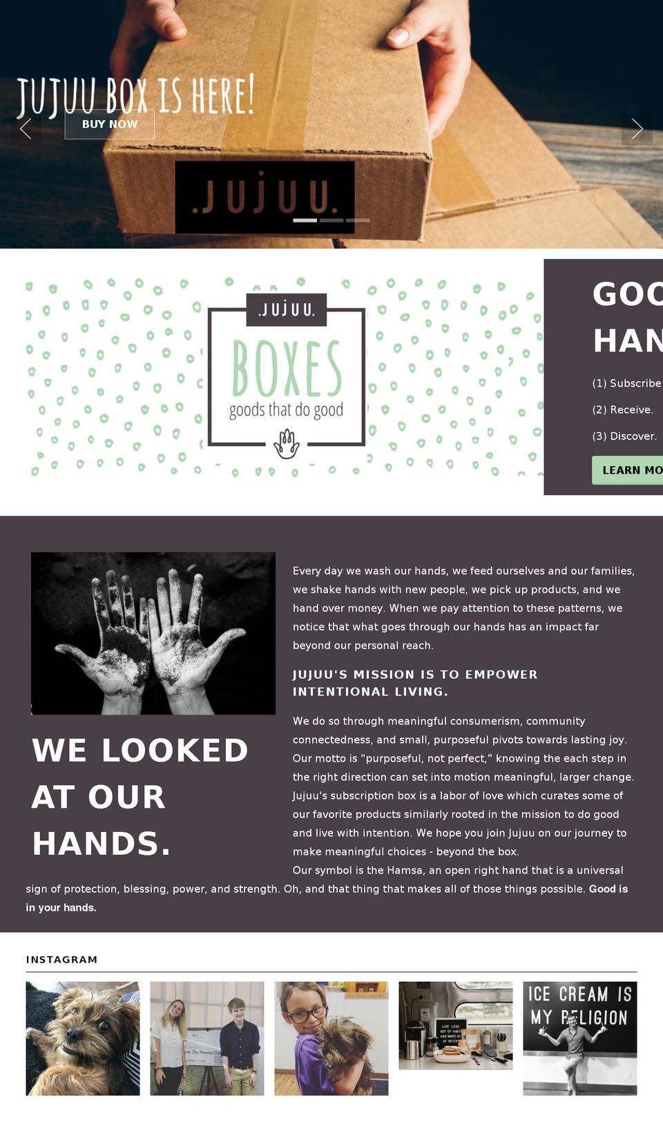 jujooproject.com — Shopify storefront screenshot