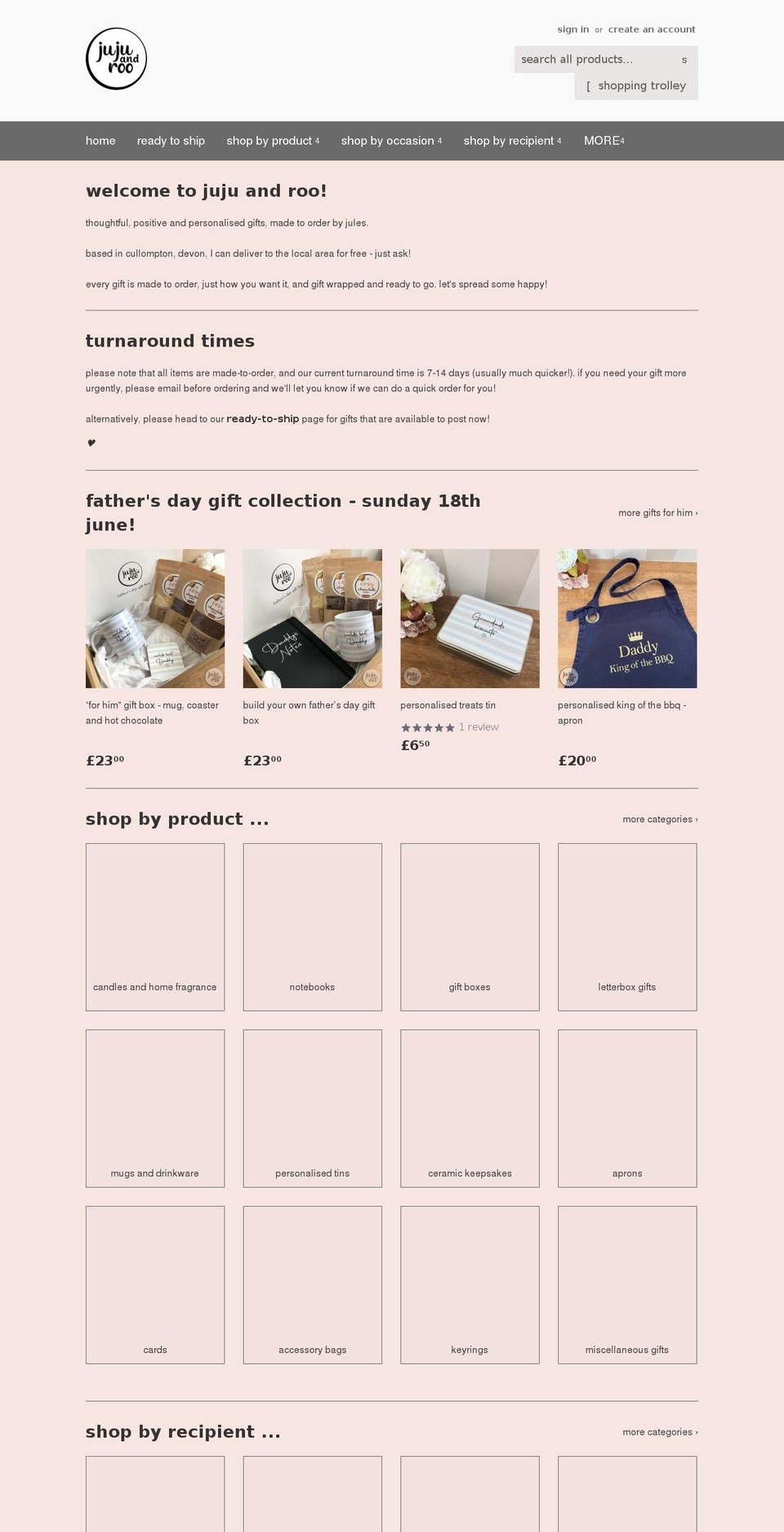 jujuandroo.co.uk shopify website screenshot