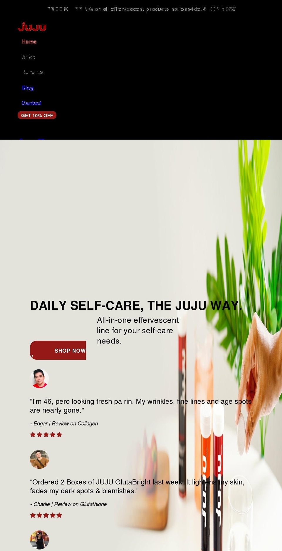 jujulifestyle.com shopify website screenshot