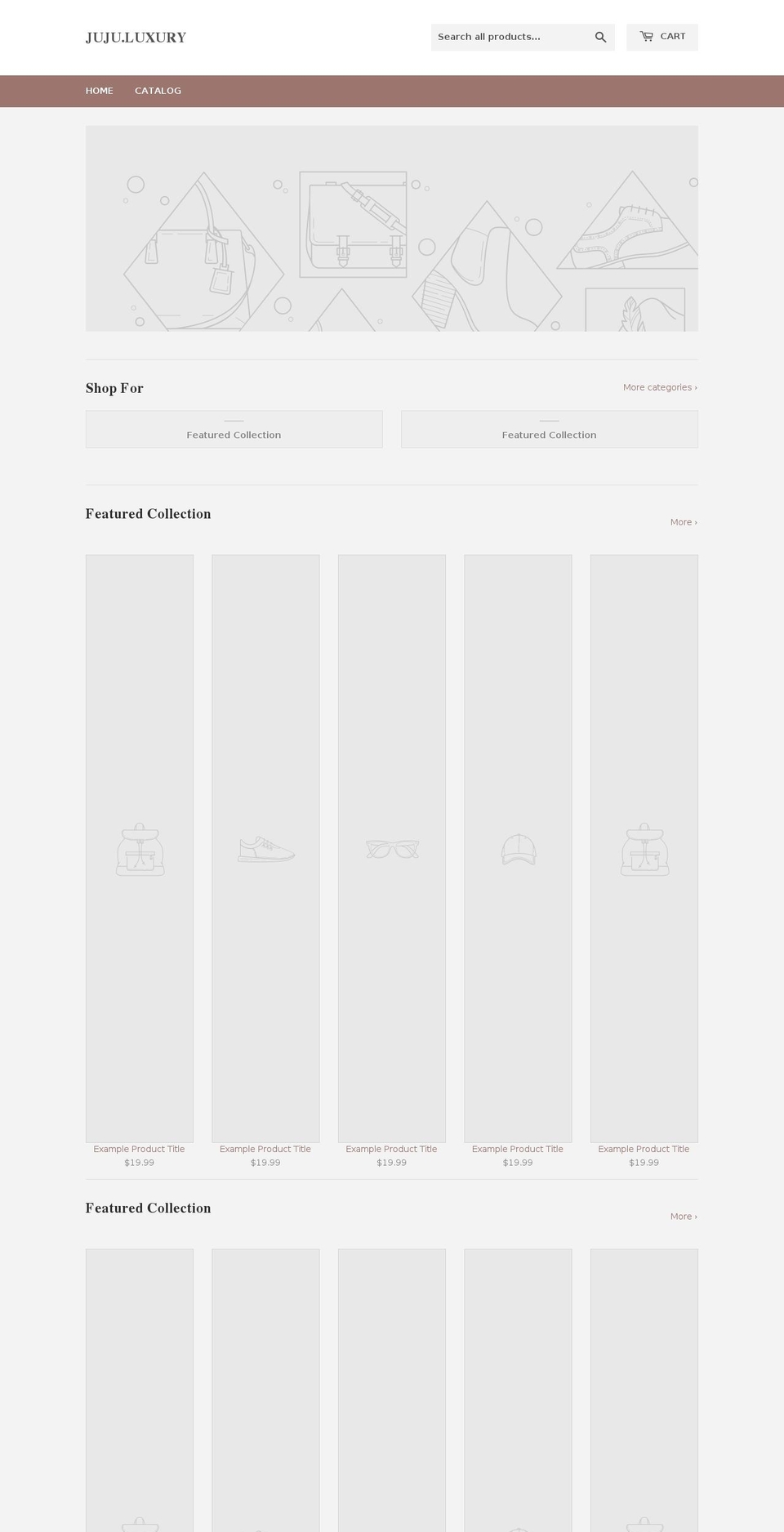 jujuluxury.com — Shopify storefront screenshot