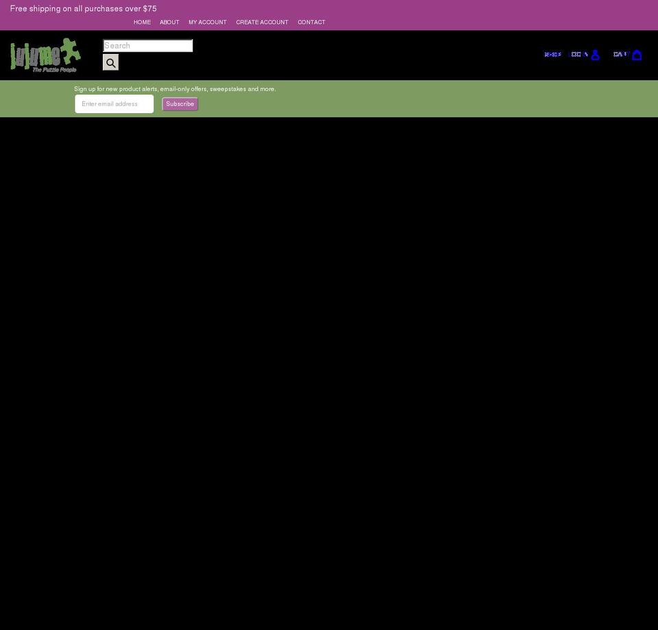 jujumepuzzles.com shopify website screenshot
