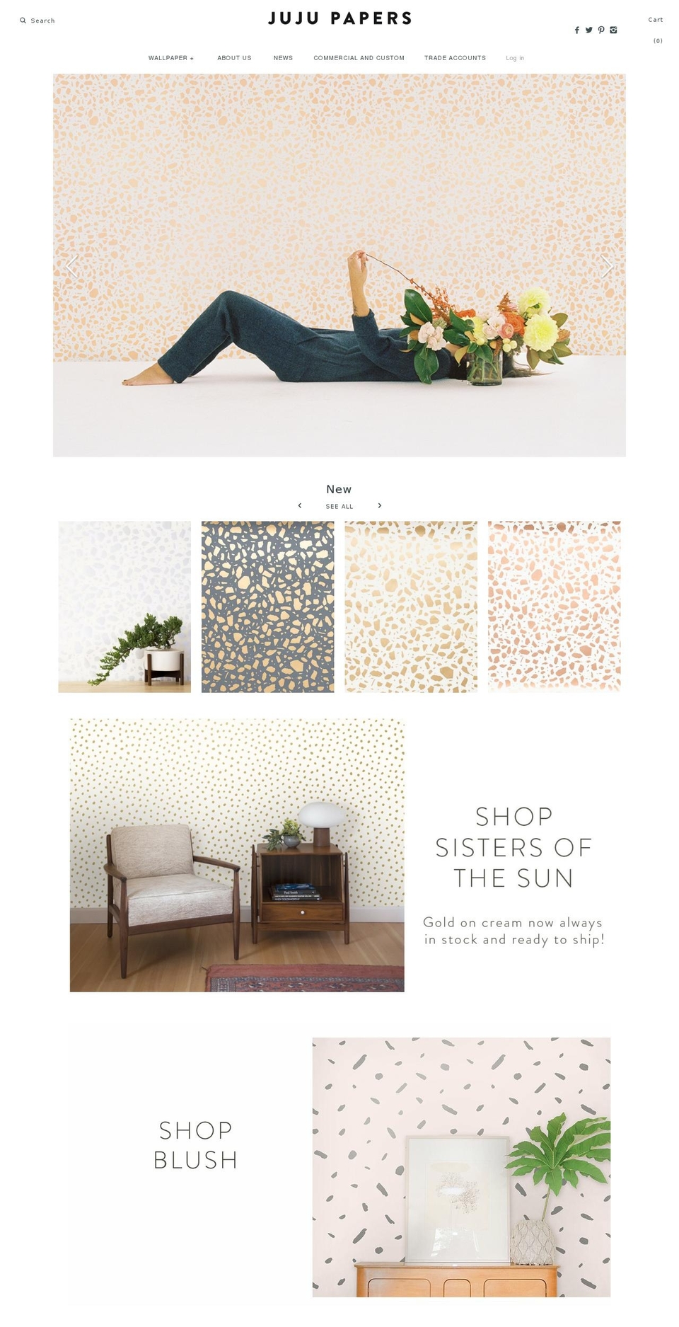 jujupaper.com shopify website screenshot