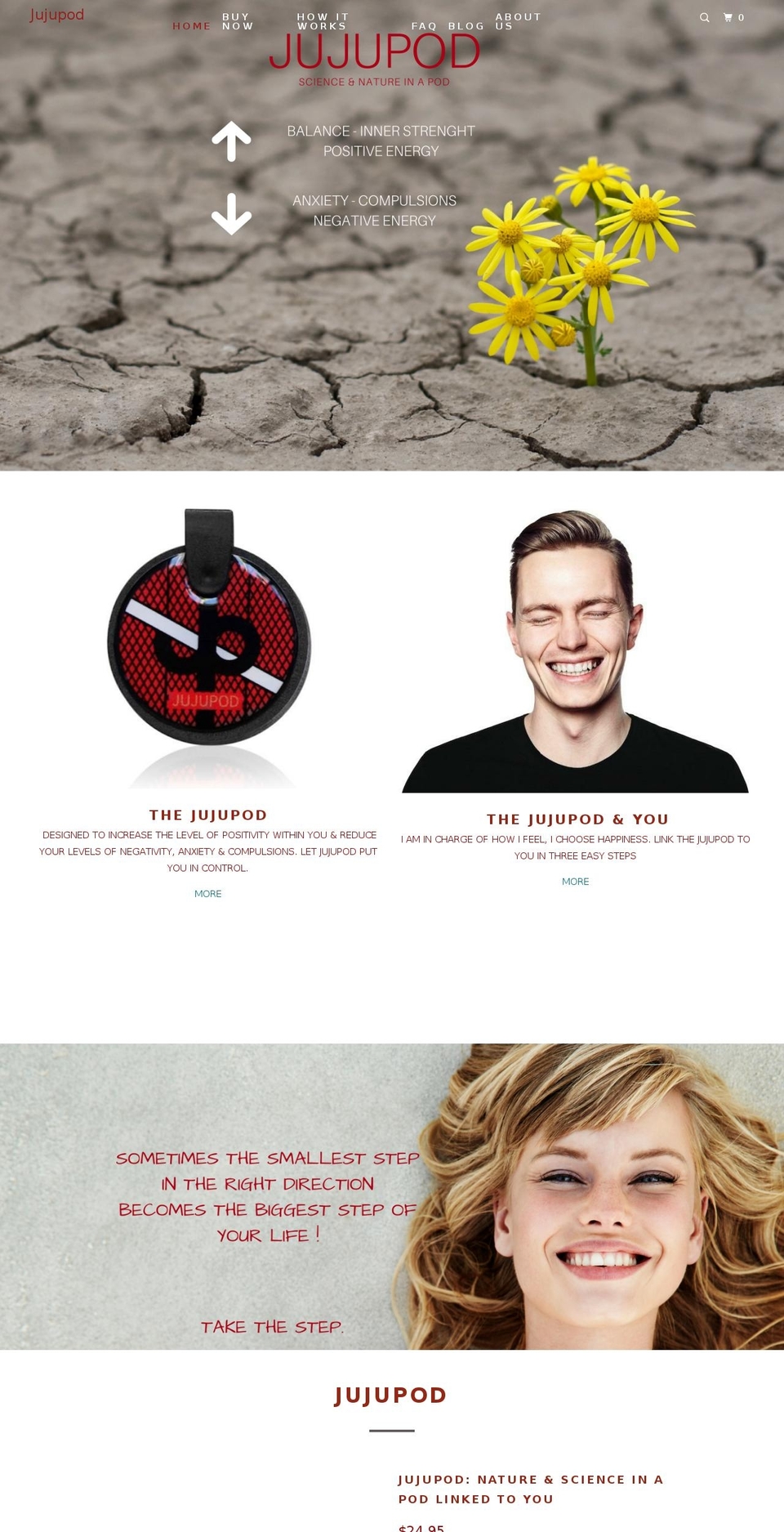 Copy of Parallax Shopify theme site example jujupod.com