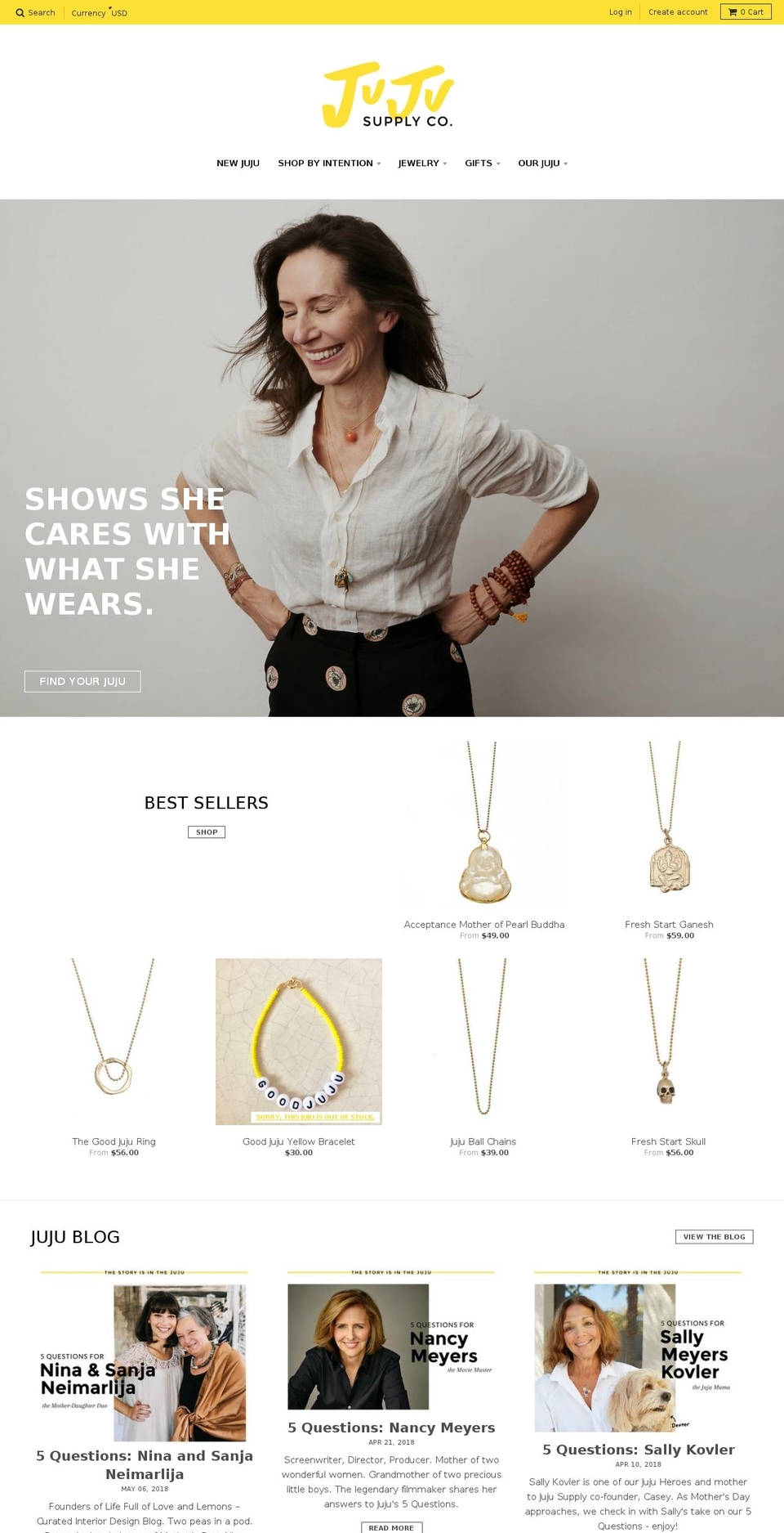 jujusupplyco.com — Shopify storefront screenshot