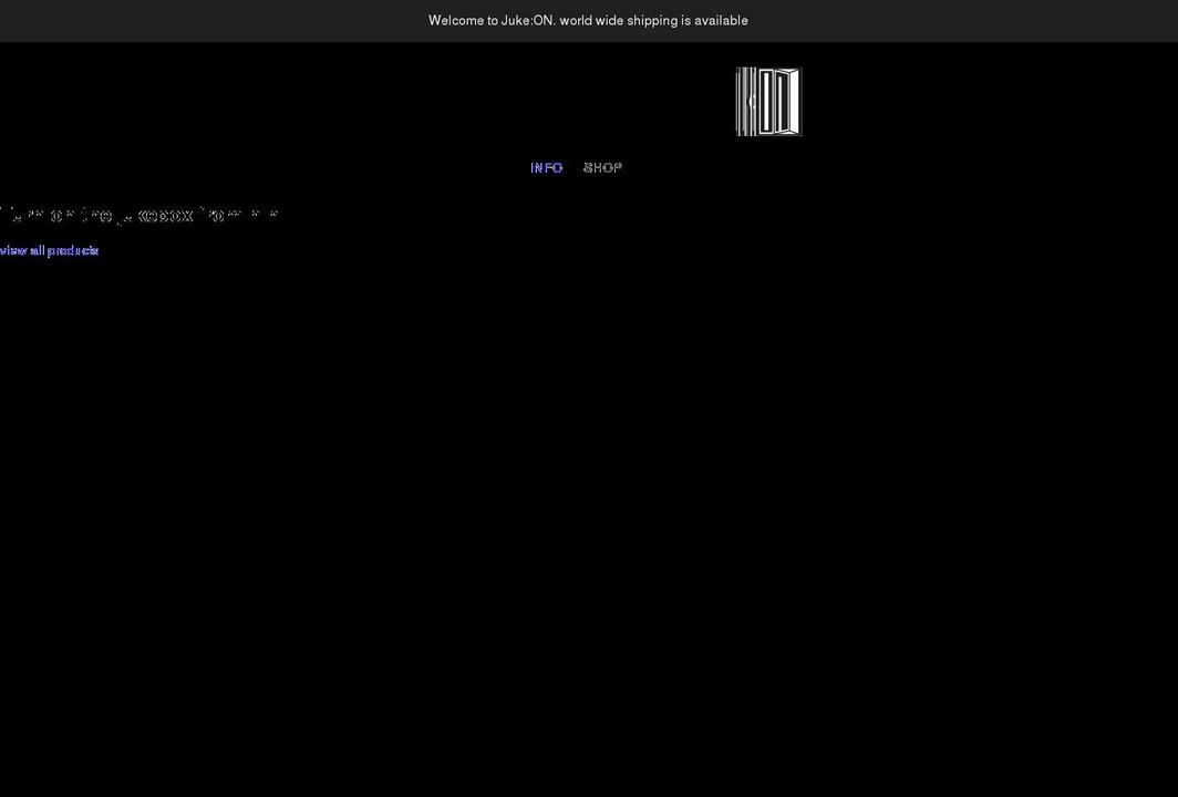juke-on.com shopify website screenshot