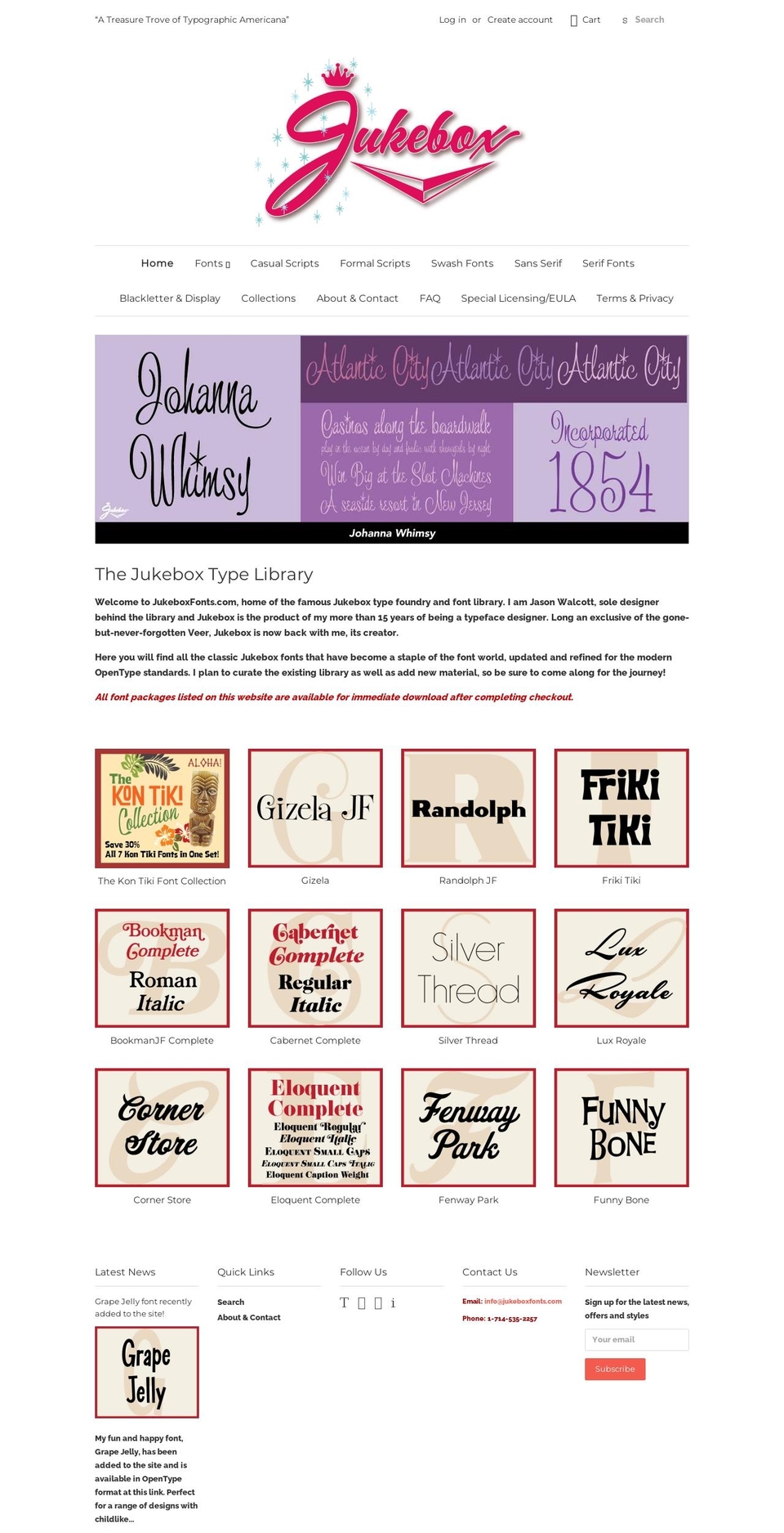 jukebox-fonts.myshopify.com shopify website screenshot