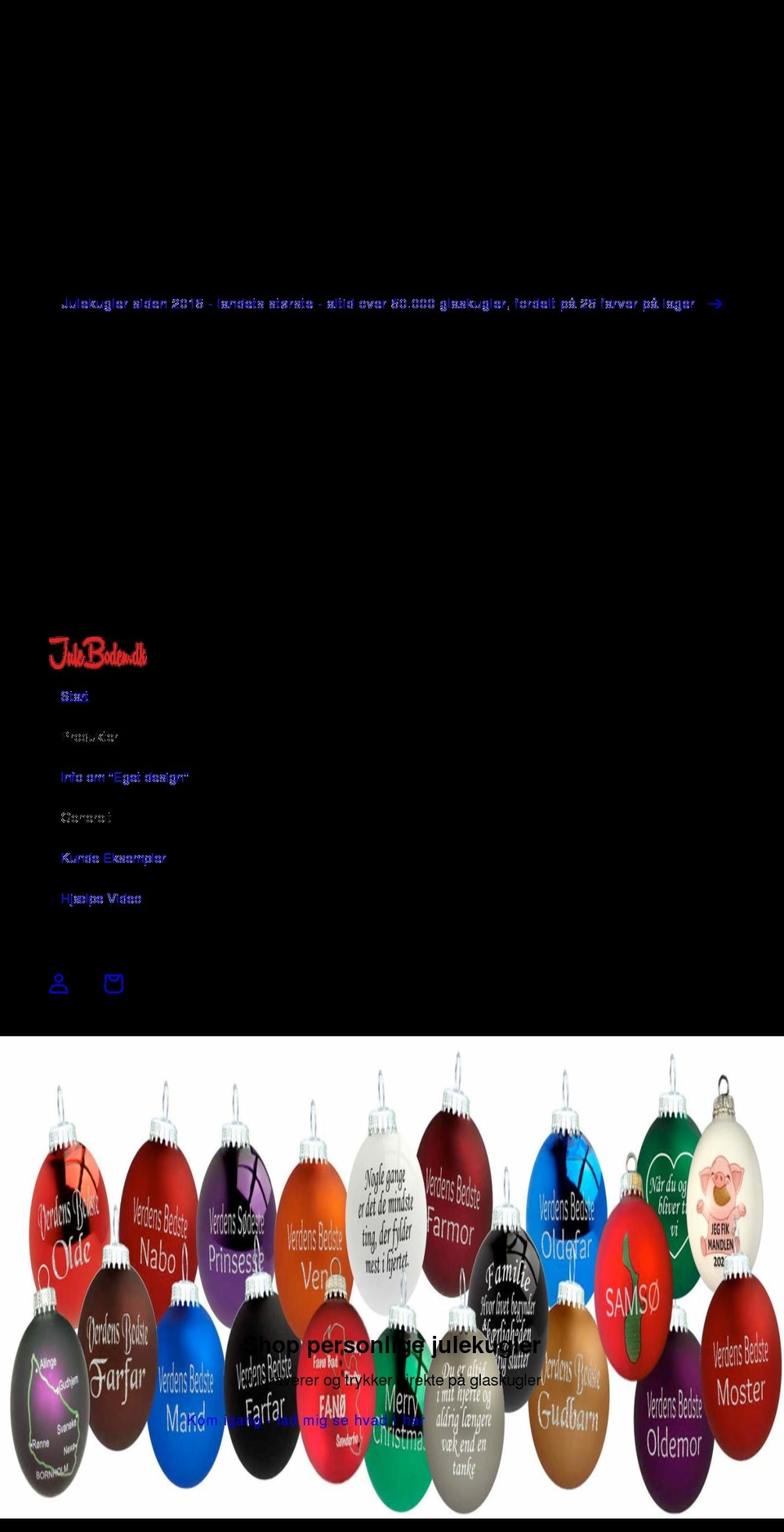 juleboden.dk shopify website screenshot