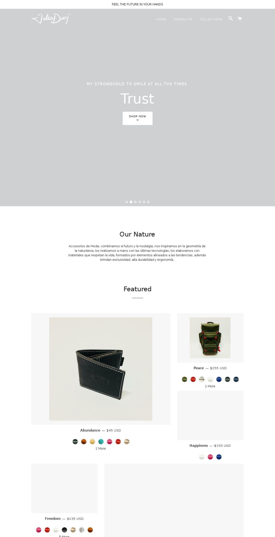 julesdwij.com shopify website screenshot