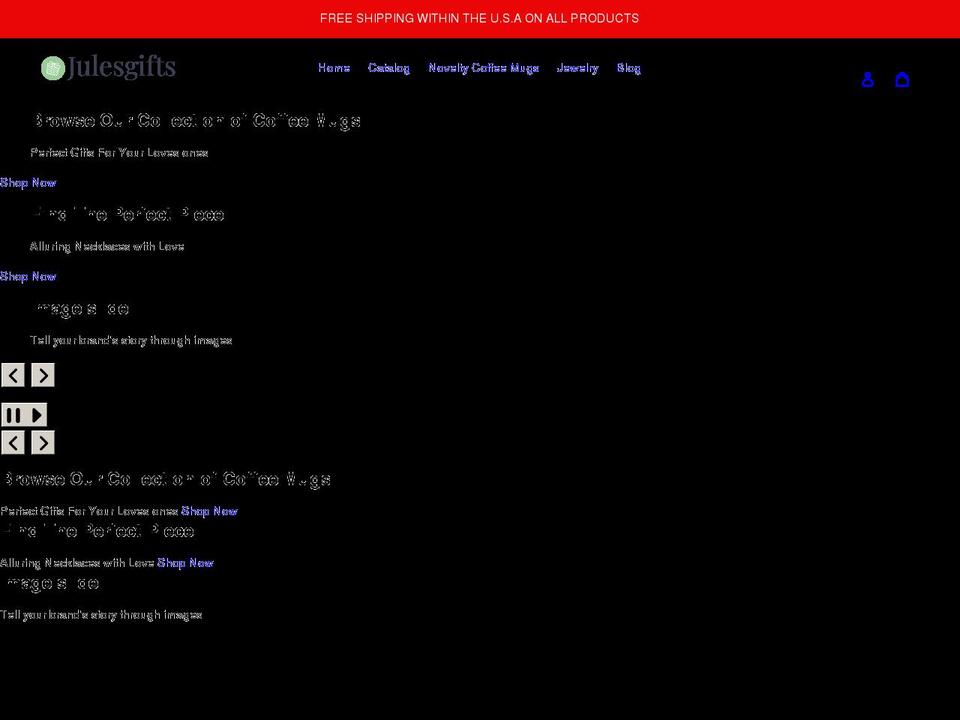 julesgift.com shopify website screenshot