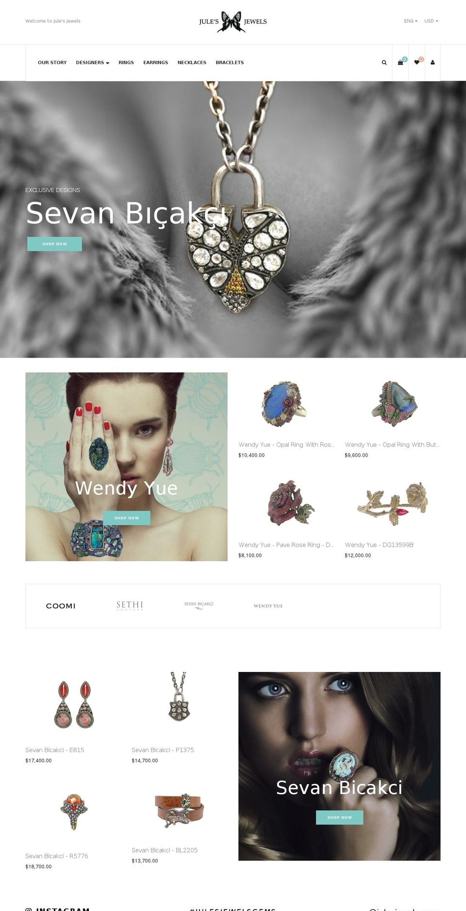 julesjewelshouston.org shopify website screenshot