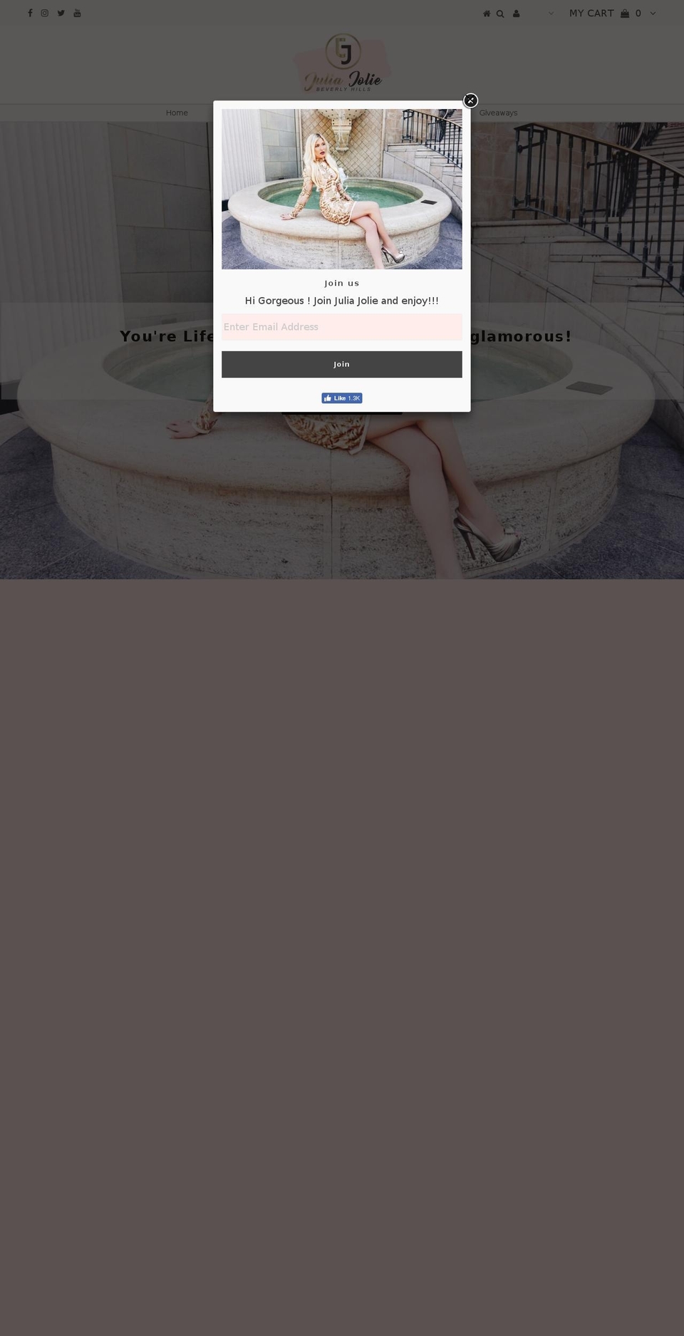 juliajoliebeverlyhills.com shopify website screenshot