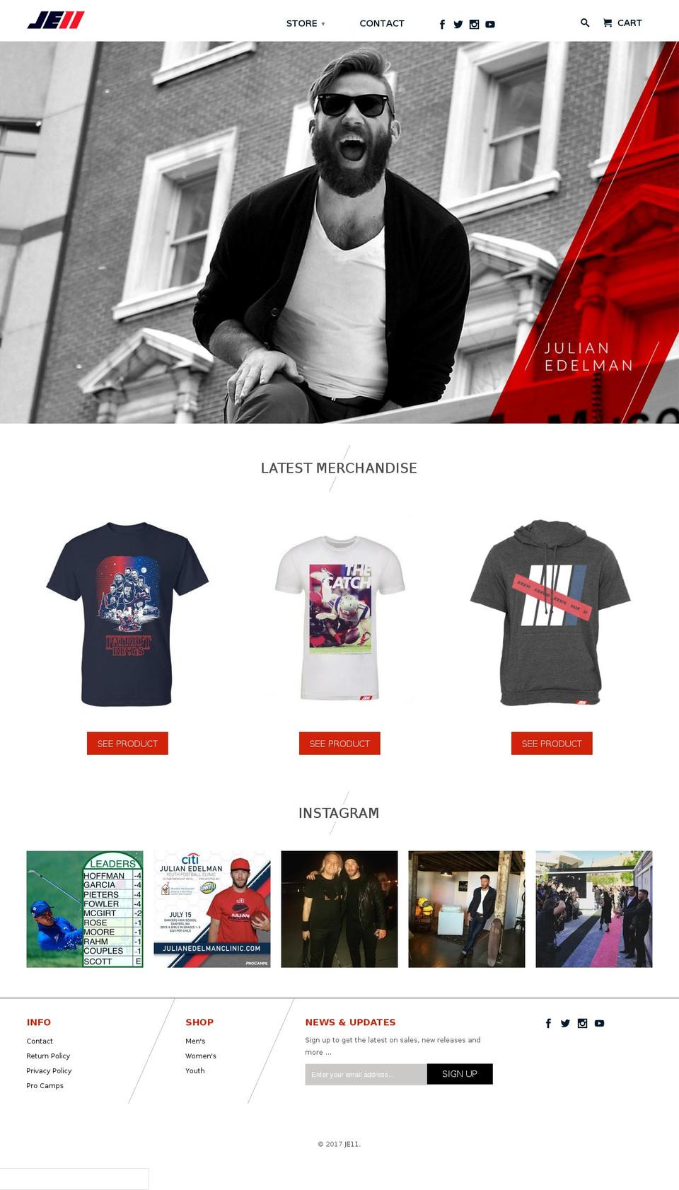 julianedelman.com shopify website screenshot