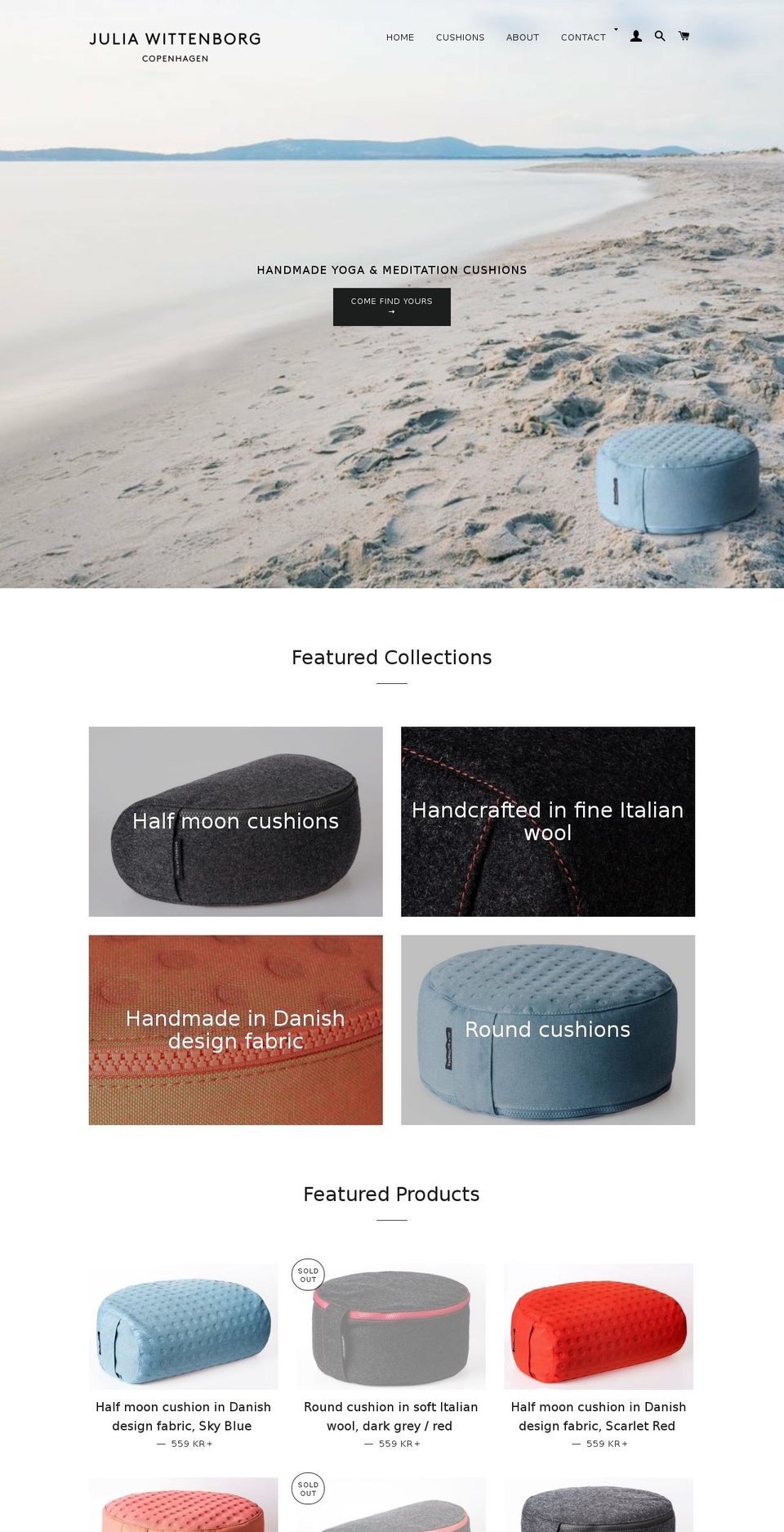 juliawittenborg.com — Shopify storefront screenshot